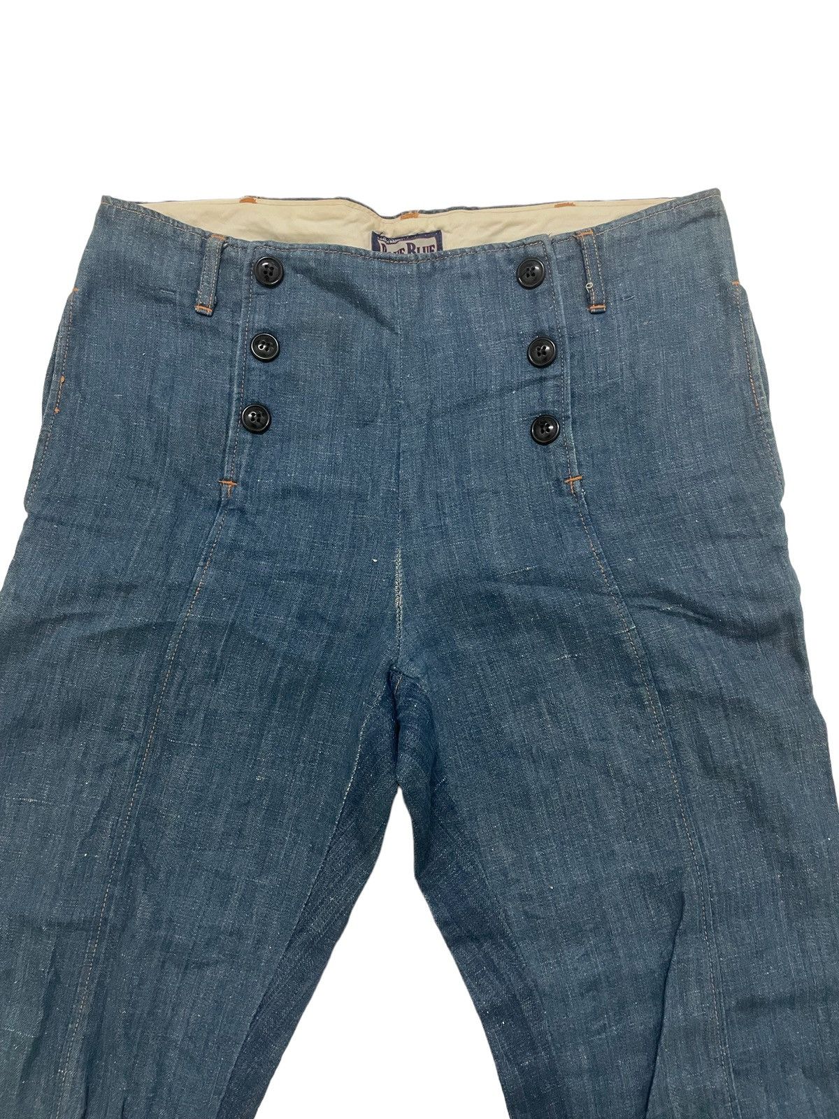 Blue Blue Japan × Indigo × Japanese Brand Japanese Brand Vintage Blue Blue Jeans Size US 32 / EU 48 - 3 Thumbnail