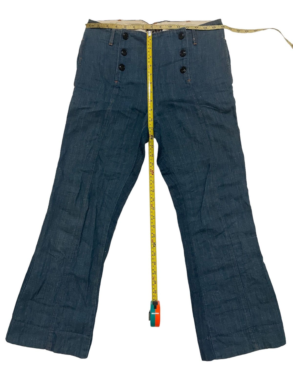 Blue Blue Japan × Indigo × Japanese Brand Japanese Brand Vintage Blue Blue Jeans Size US 32 / EU 48 - 6 Thumbnail