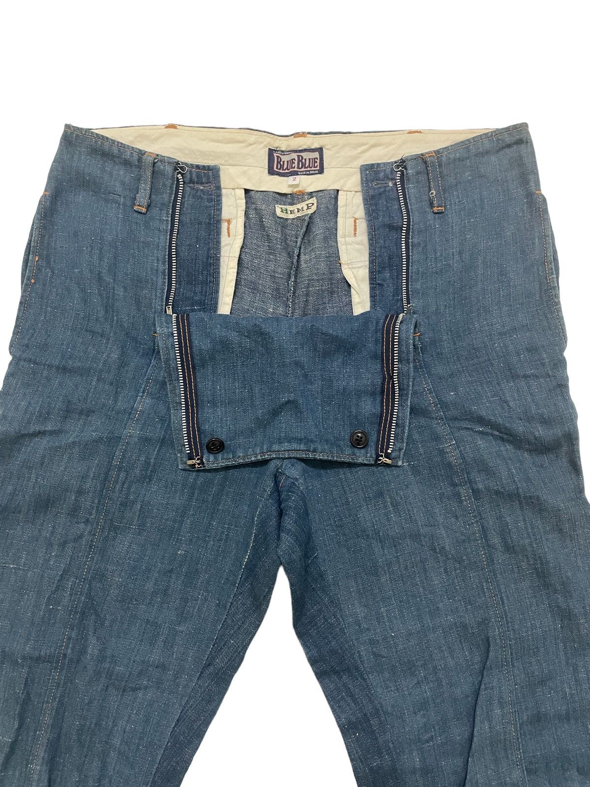 Blue Blue Japan × Indigo × Japanese Brand Japanese Brand Vintage Blue Blue Jeans Size US 32 / EU 48 - 4 Thumbnail