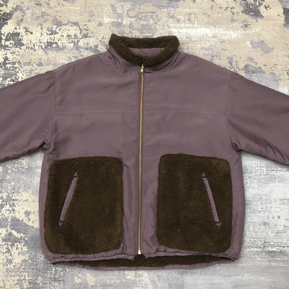 Y168. JAPAN GROVE FLEECE REVERSIBLE JACKET