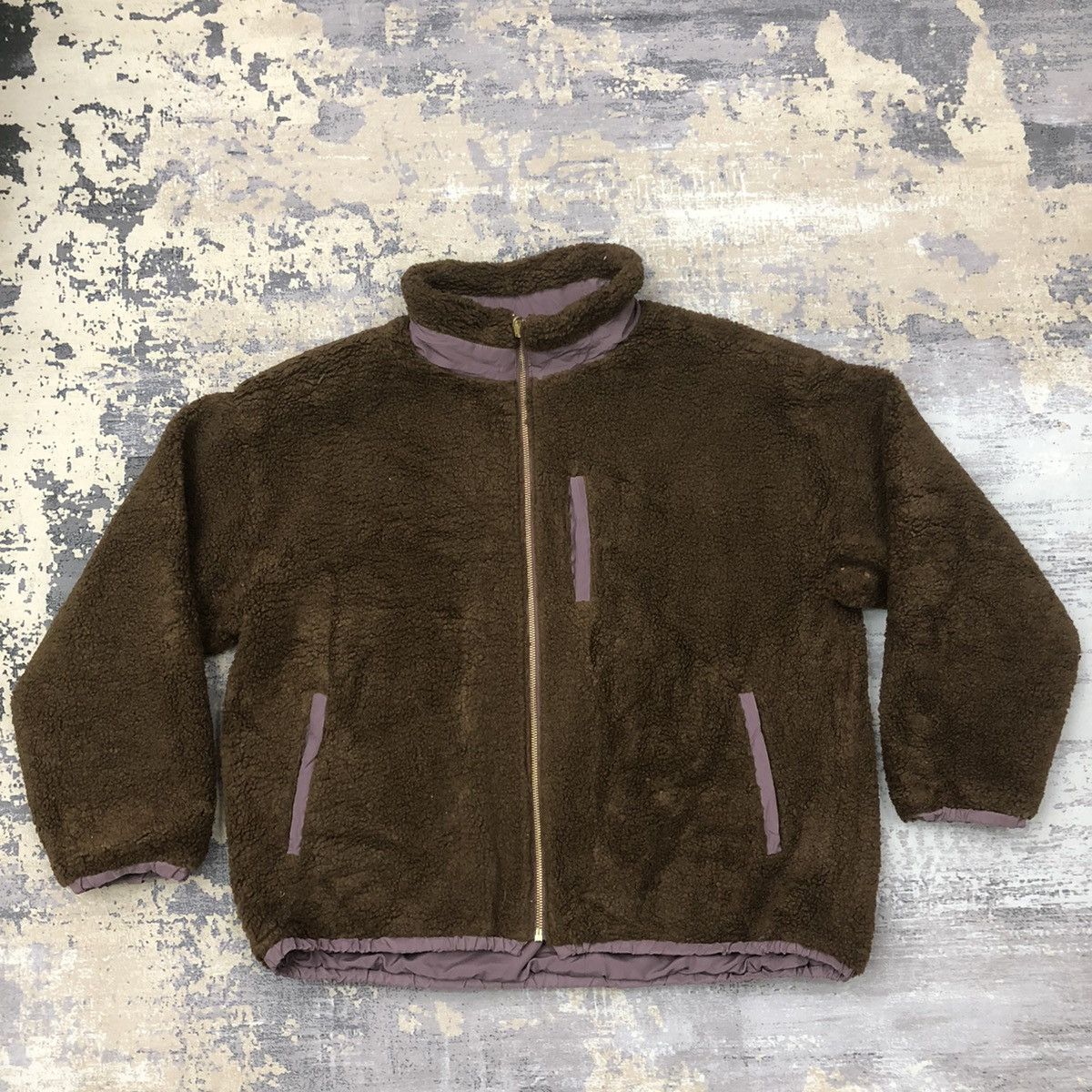 Y168. JAPAN GROVE FLEECE REVERSIBLE JACKET