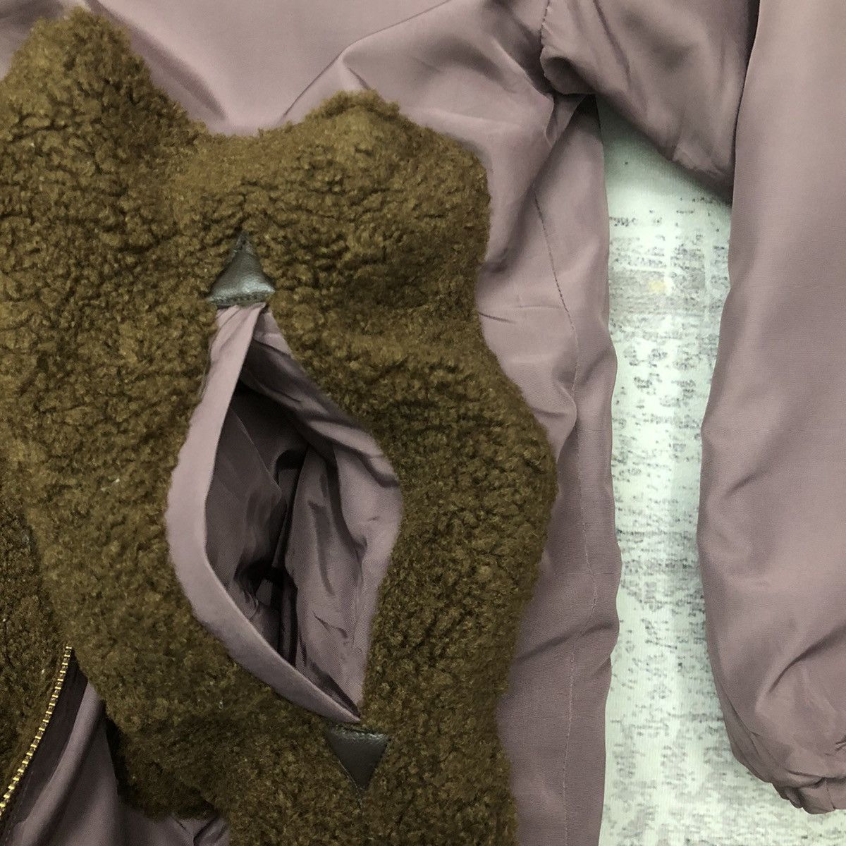 Y168. JAPAN GROVE FLEECE REVERSIBLE JACKET