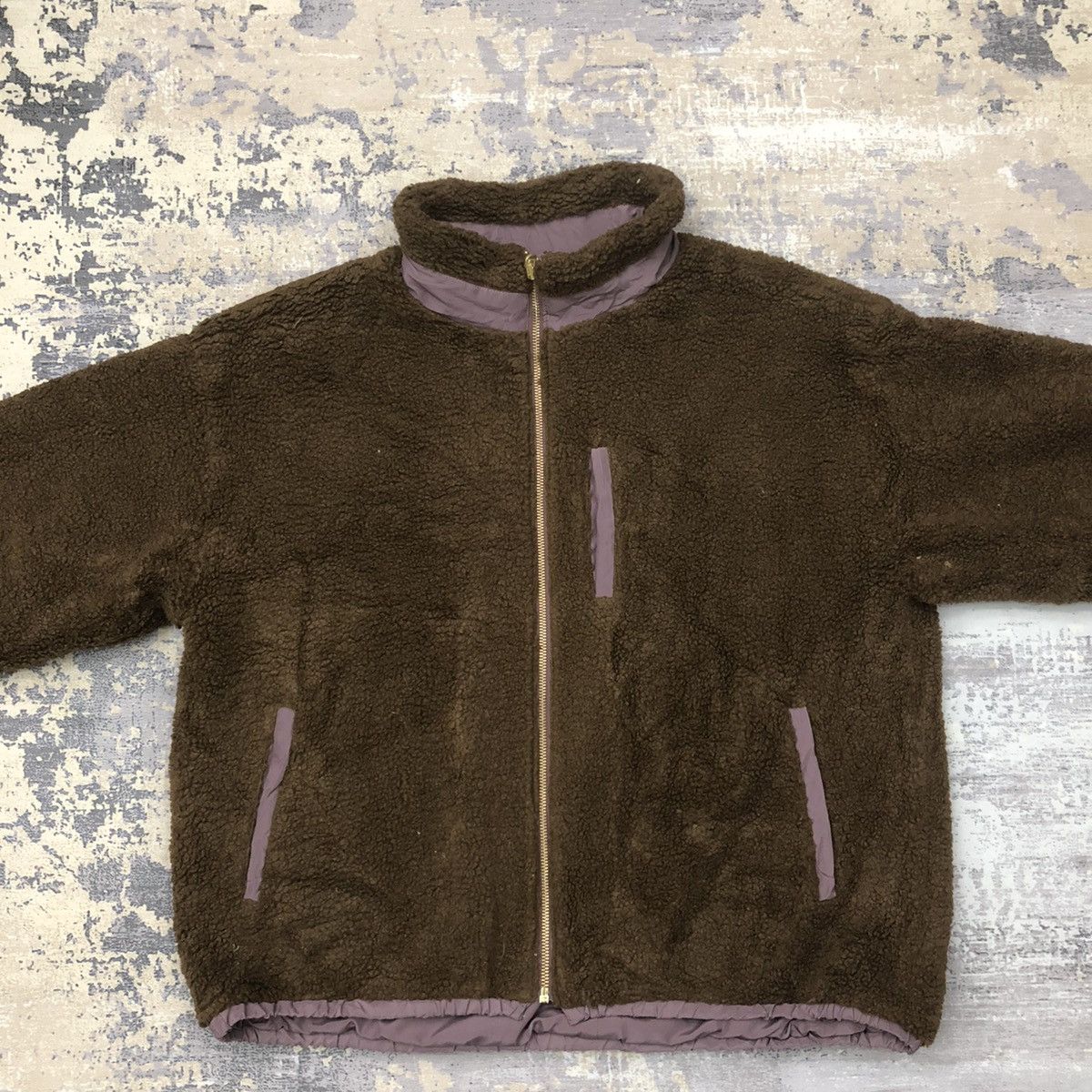 Y168. JAPAN GROVE FLEECE REVERSIBLE JACKET