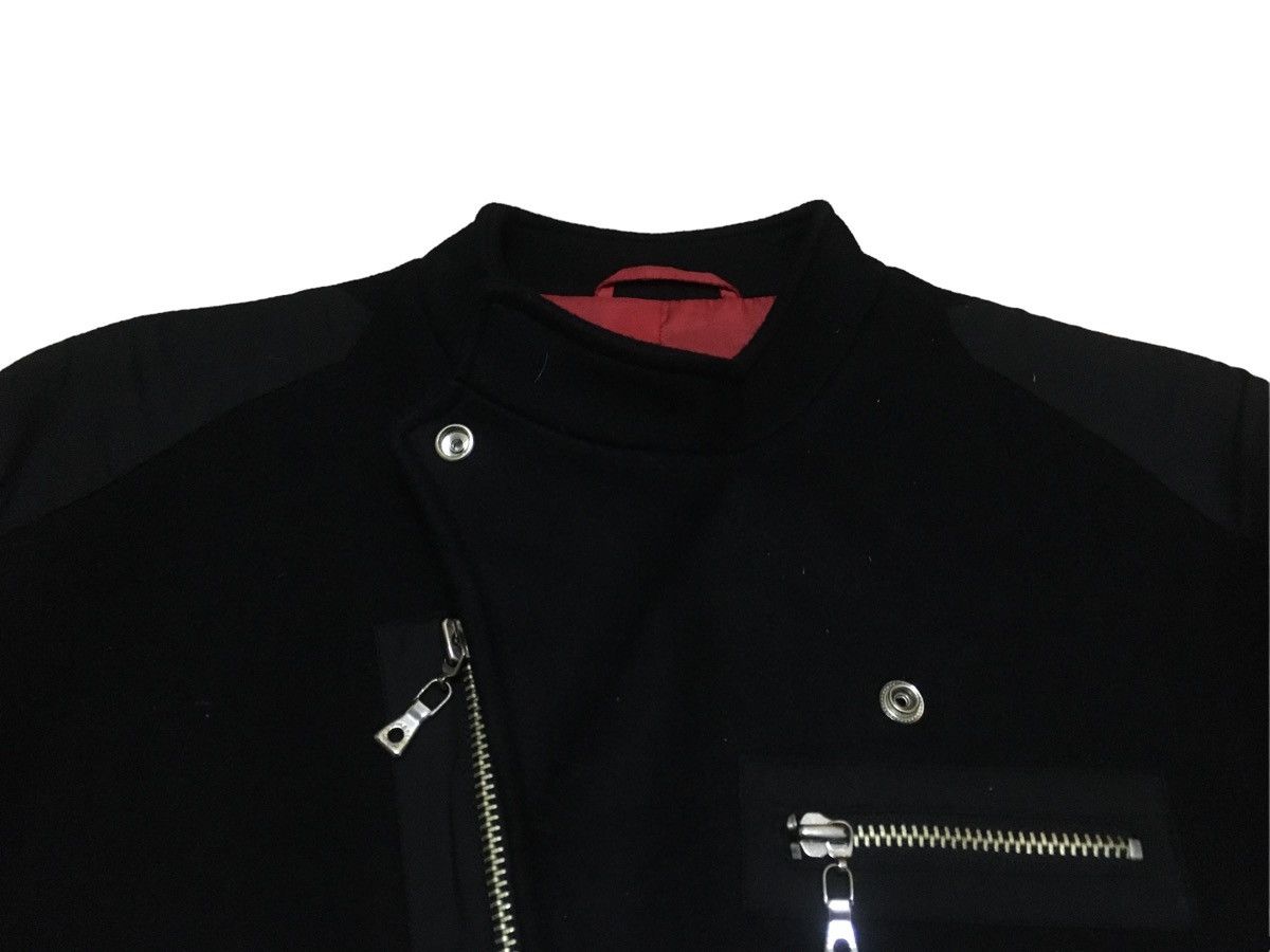 14th Addiction Vintage Semantic Design Double Collar Bondage Jacket 1990s Size US L / EU 52-54 / 3 - 3 Thumbnail