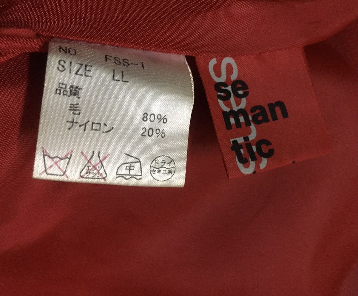 14th Addiction Vintage Semantic Design Double Collar Bondage Jacket 1990s Size US L / EU 52-54 / 3 - 7 Thumbnail