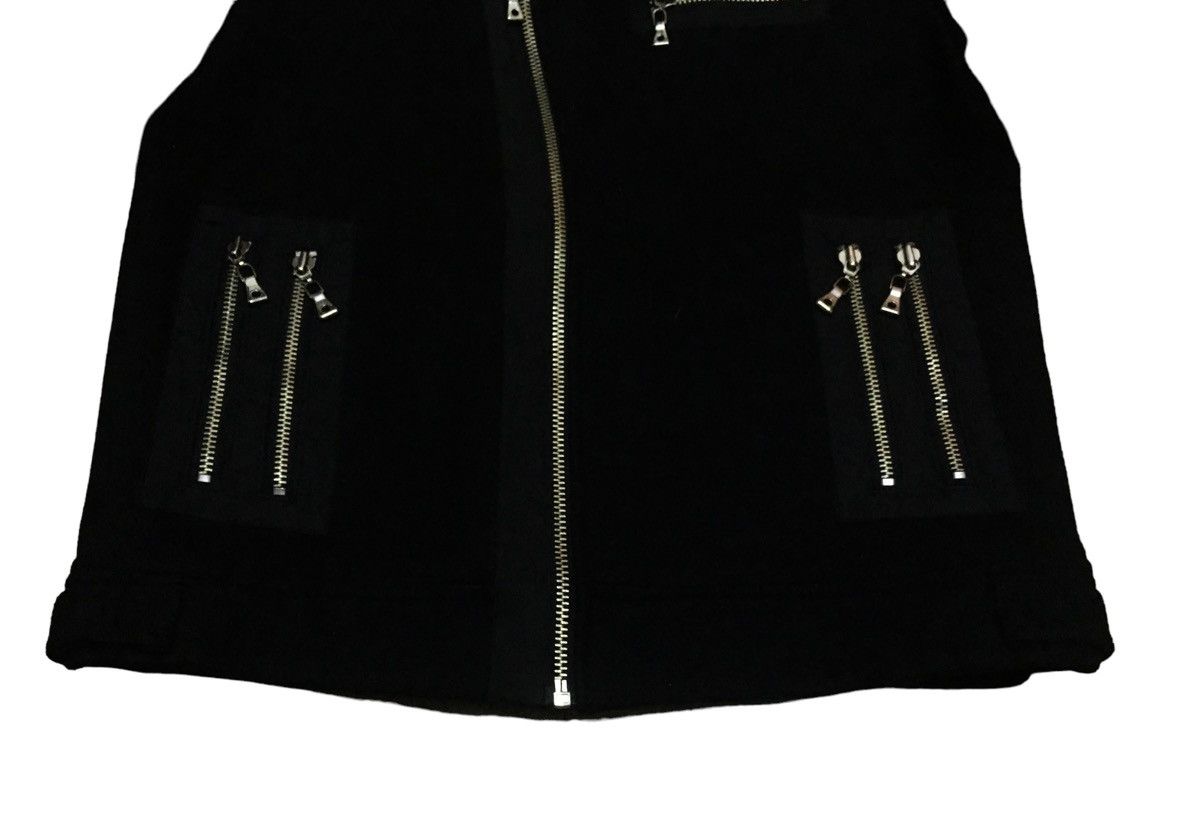 14th Addiction Vintage Semantic Design Double Collar Bondage Jacket 1990s Size US L / EU 52-54 / 3 - 4 Thumbnail