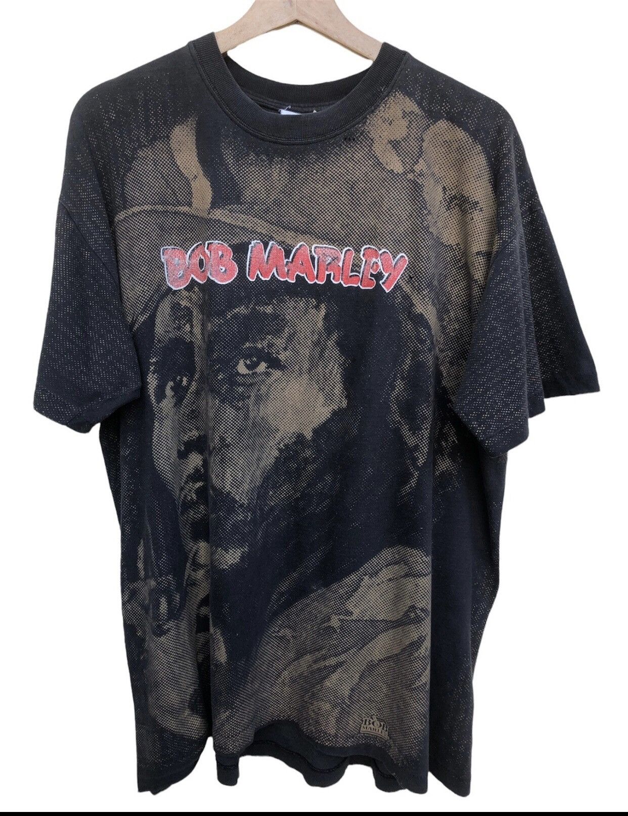 Bob Marley × Rap Tees × Vintage LastDrop🔥Rare🔥VtgBob Marley Rastaman Vibration Sun Faded Tee Size US XL / EU 56 / 4 - 1 Thumbnail
