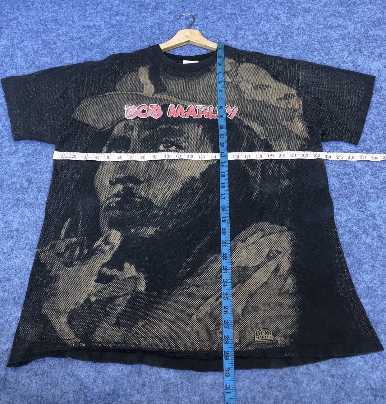Bob Marley × Rap Tees × Vintage LastDrop🔥Rare🔥VtgBob Marley Rastaman Vibration Sun Faded Tee Size US XL / EU 56 / 4 - 9 Thumbnail