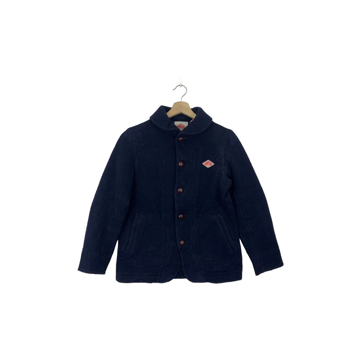 ジャケット・アウター MEN'S WOOL PILE ROUND COLLAR JACKET 44 MEN'S WOOL PILE ROUND COLLAR JACKET 44