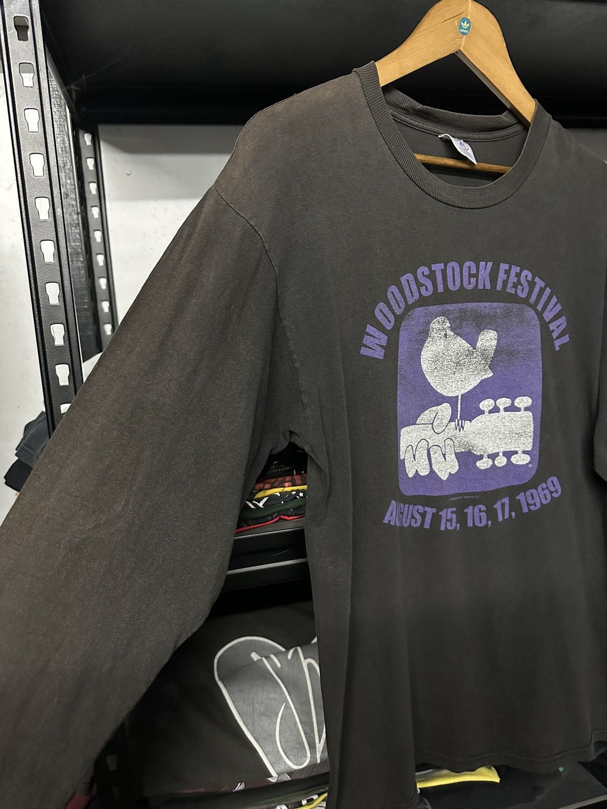 Band Tees × Vintage Vintage 90s Woodstock Festival Sun Faded Tee Size US L / EU 52-54 / 3 - 6 Thumbnail