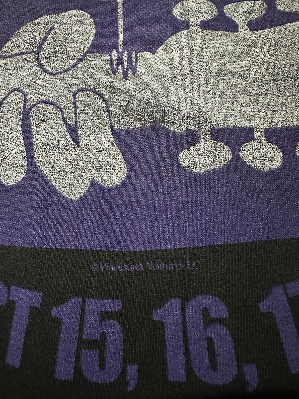 Band Tees × Vintage Vintage 90s Woodstock Festival Sun Faded Tee Size US L / EU 52-54 / 3 - 3 Thumbnail