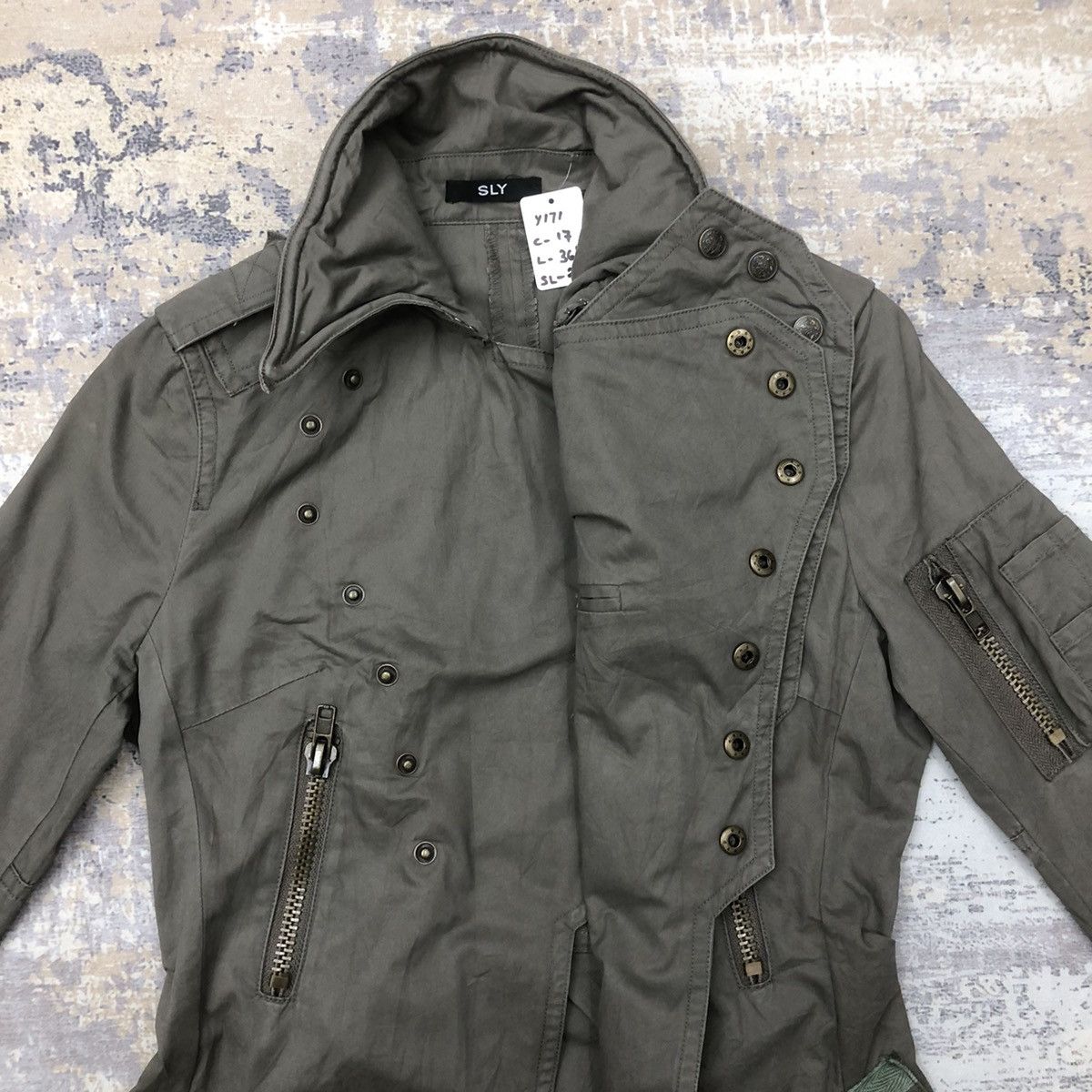 Japanese Brand × Sly Guild Y171. SLY JAPAN DESIGNER PUNK PARKA JACKET Size S / US 4 / IT 40 - 3 Thumbnail
