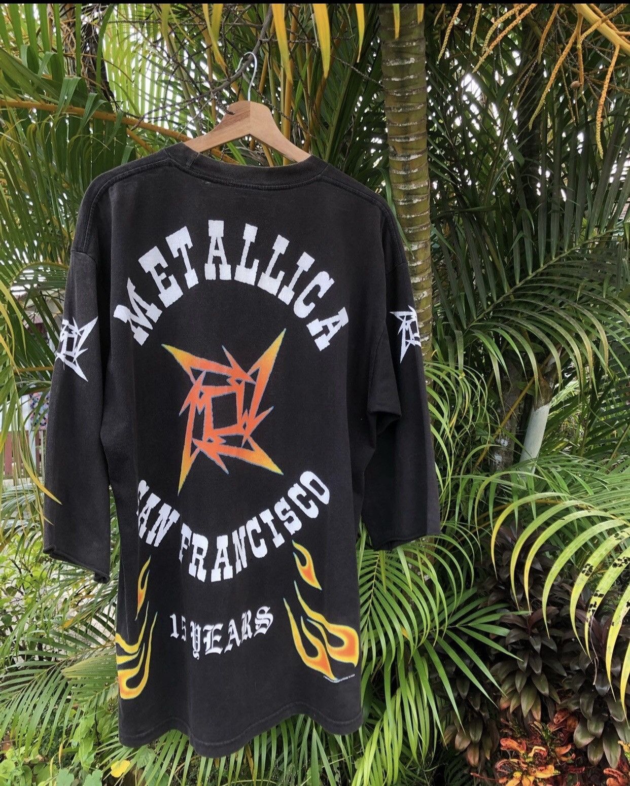 Band Tees Last Drop🔥Vtg90s Metallica 15Year San Francisco Anniversary Size US L / EU 52-54 / 3 - 1 Thumbnail