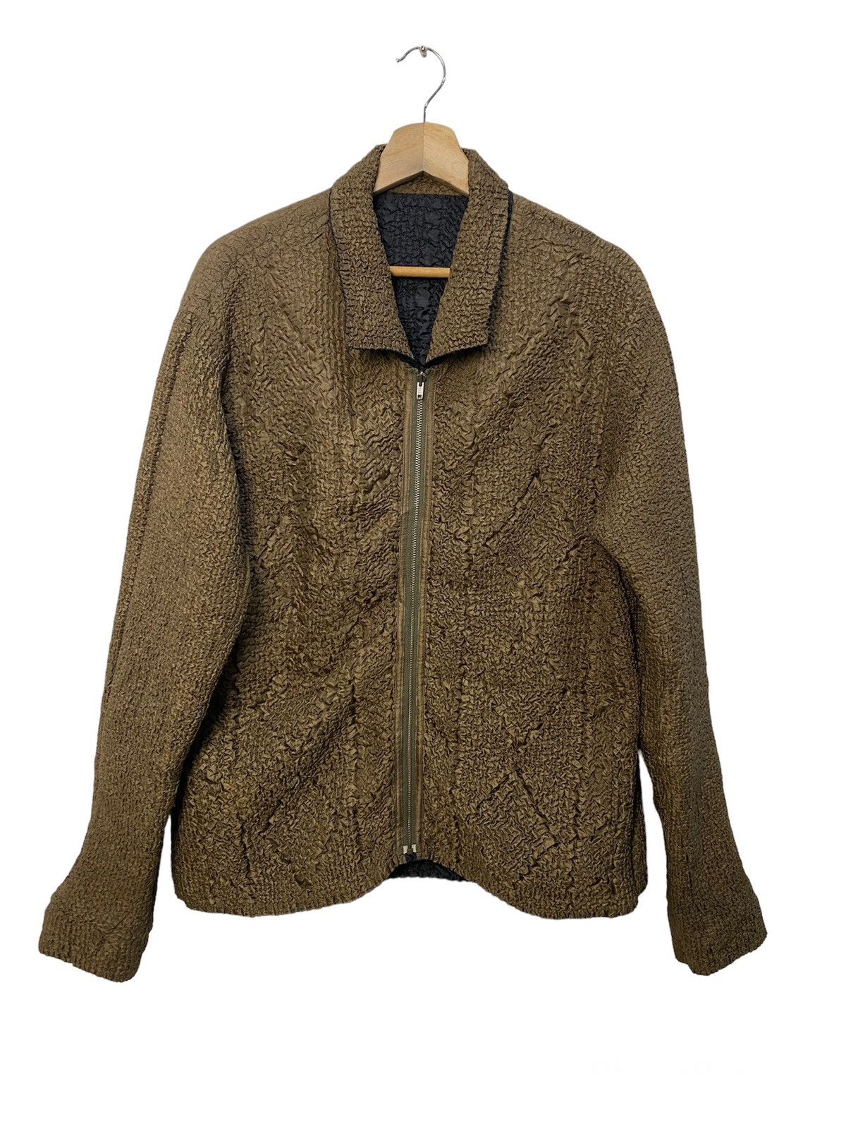 Japanese Brand REVERSIBLE JACKET STRECH PLEAT PLEASE DESIGN JACKET Size US M / EU 48-50 / 2 - 4 Thumbnail