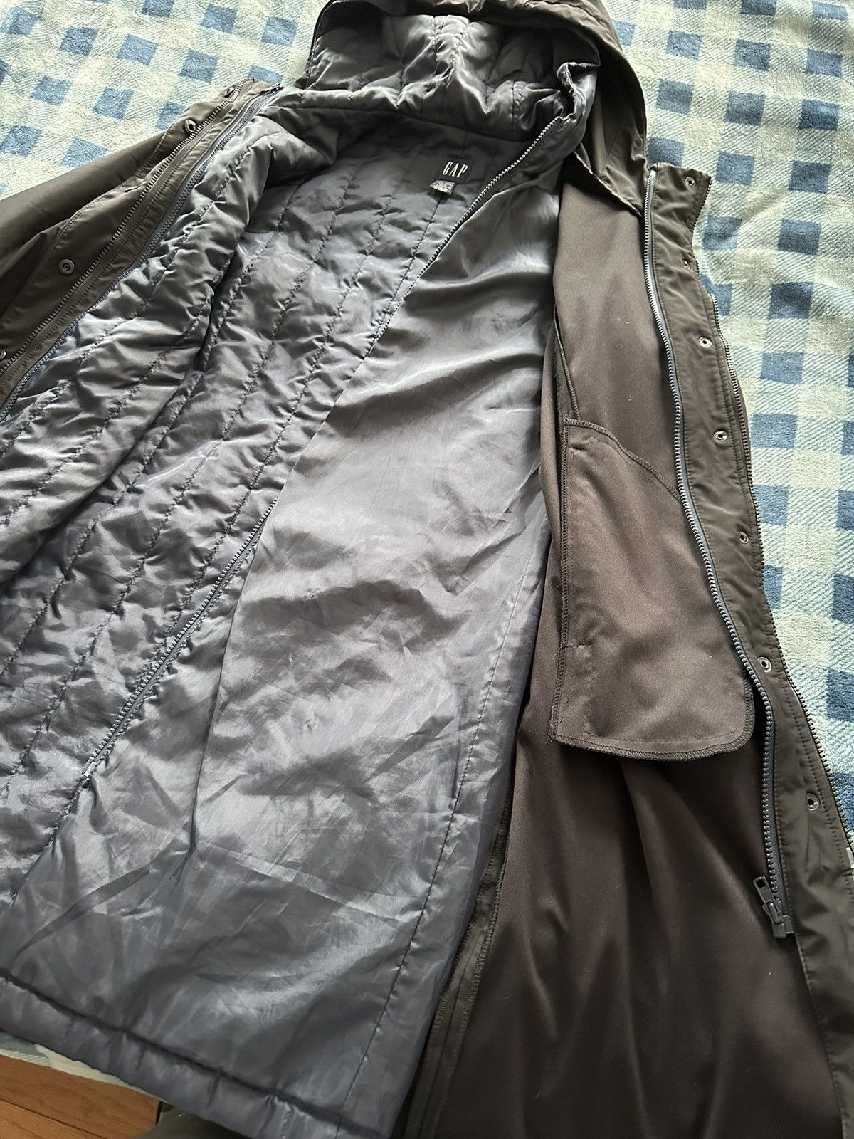 Gap 3 in 1 Insulated Trench Overcoat Size S / US 4 / IT 40 - 6 Thumbnail