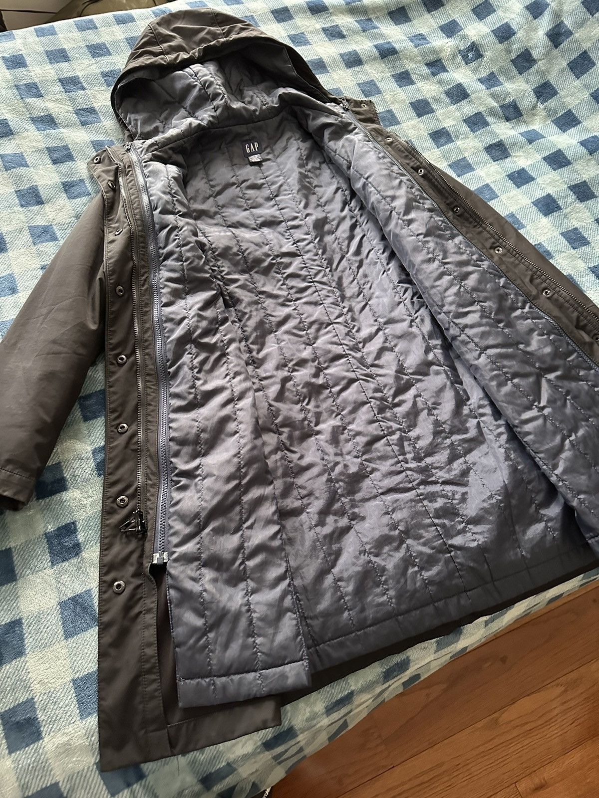 Gap 3 in 1 Insulated Trench Overcoat Size S / US 4 / IT 40 - 4 Thumbnail