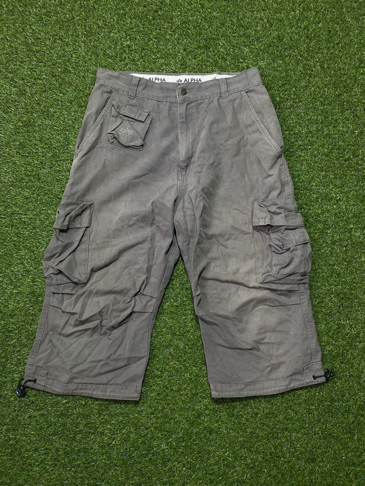 Alpha Industries Vintage Alpha Industries 3/4 cargo pants military size 34 Size US 34 / EU 50 - 5 Thumbnail