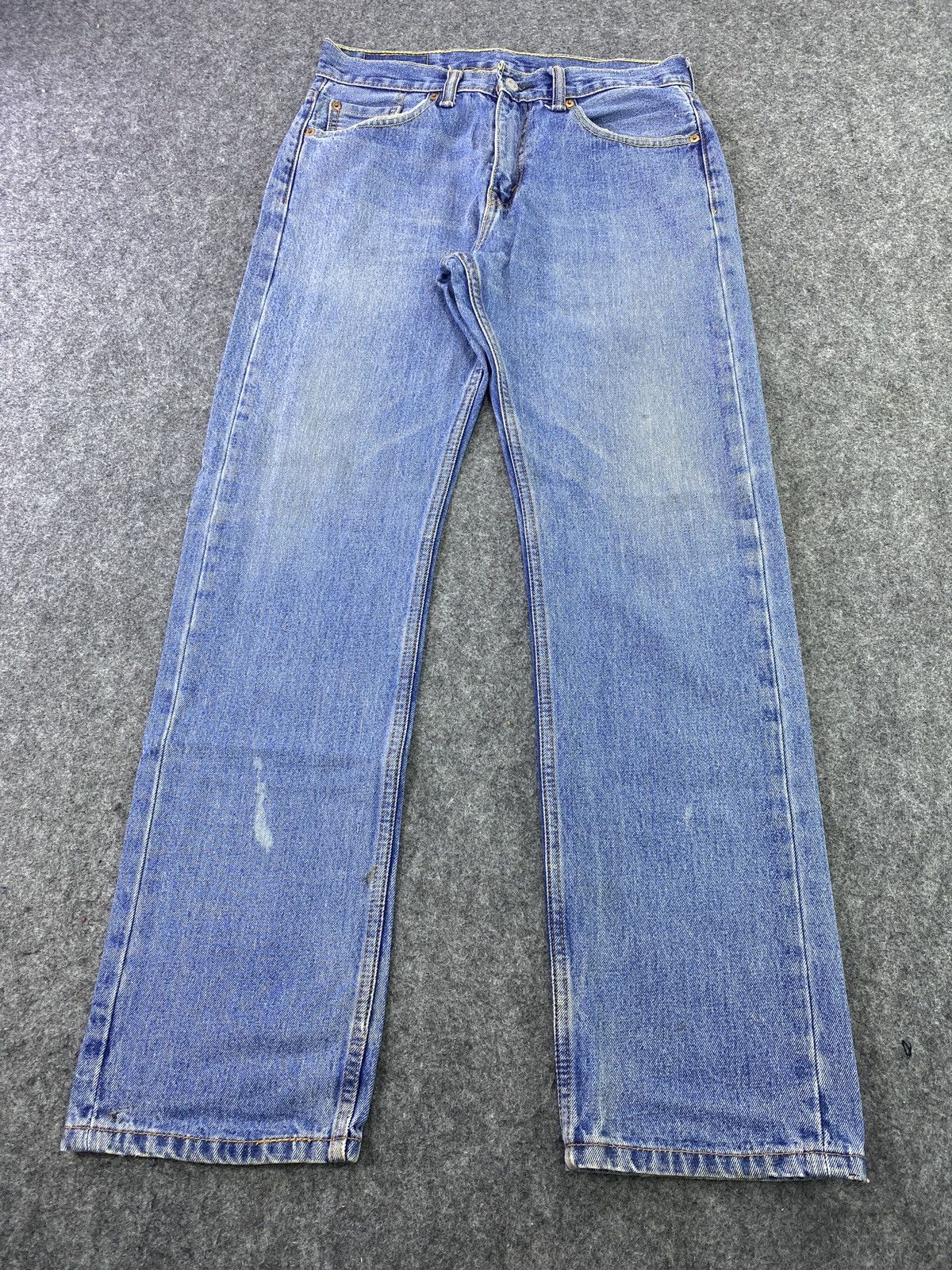 Jean × Levi's × Vintage VINTAGE LEVIS 505 DISTRESS JEANS - J021 Size US 30 / EU 46 - 2 Thumbnail
