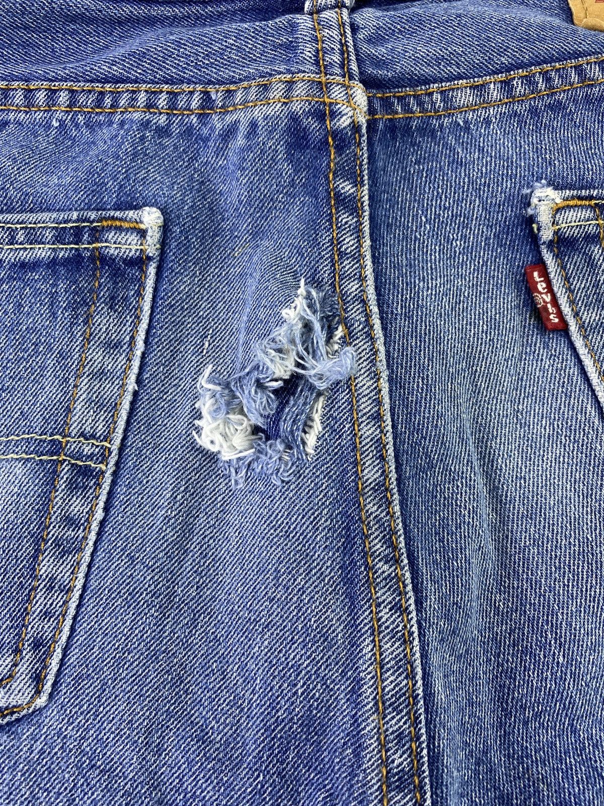 Jean × Levi's × Vintage VINTAGE LEVIS 505 DISTRESS JEANS - J021 Size US 30 / EU 46 - 11 Thumbnail