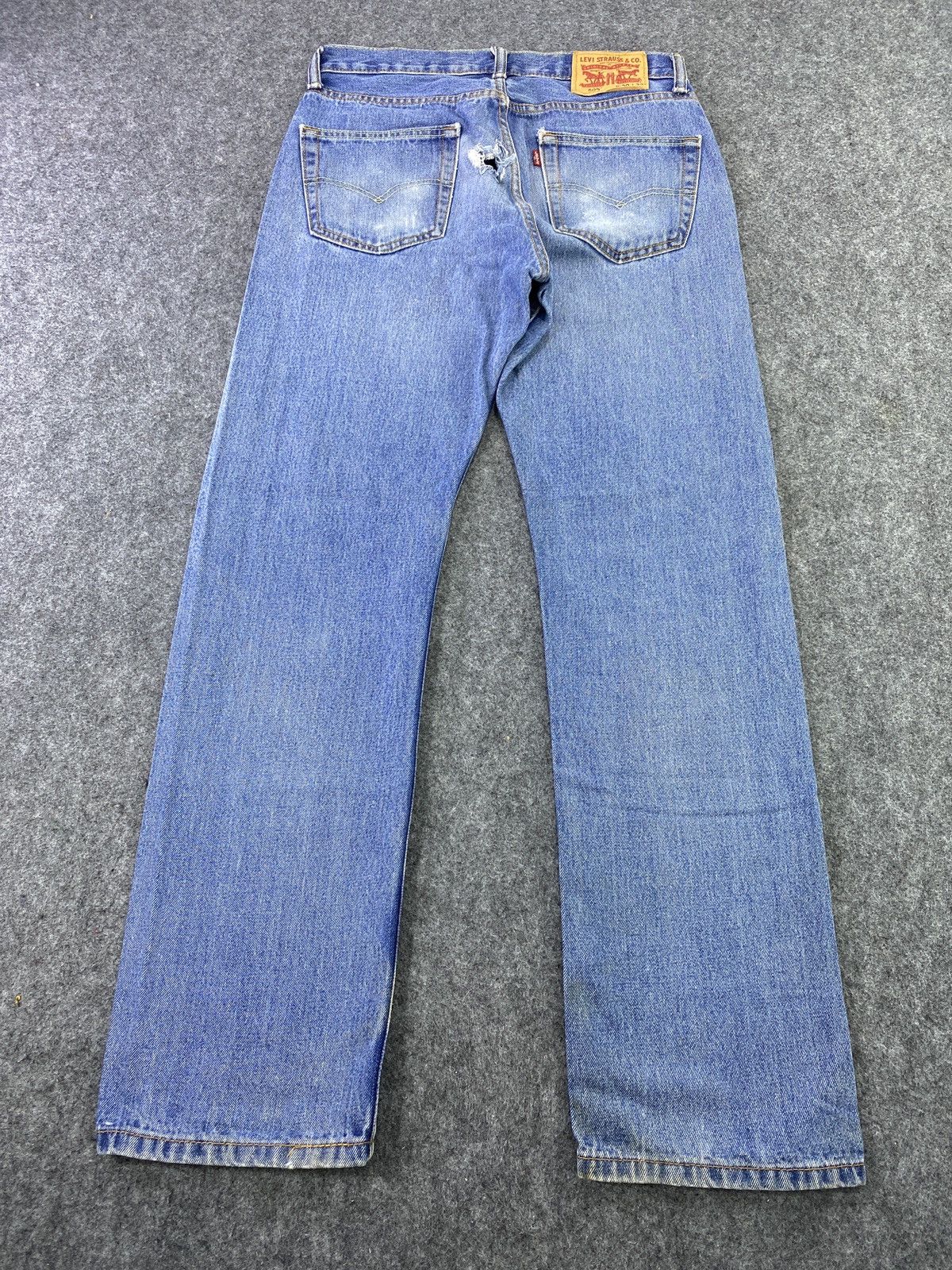 Jean × Levi's × Vintage VINTAGE LEVIS 505 DISTRESS JEANS - J021 Size US 30 / EU 46 - 4 Thumbnail