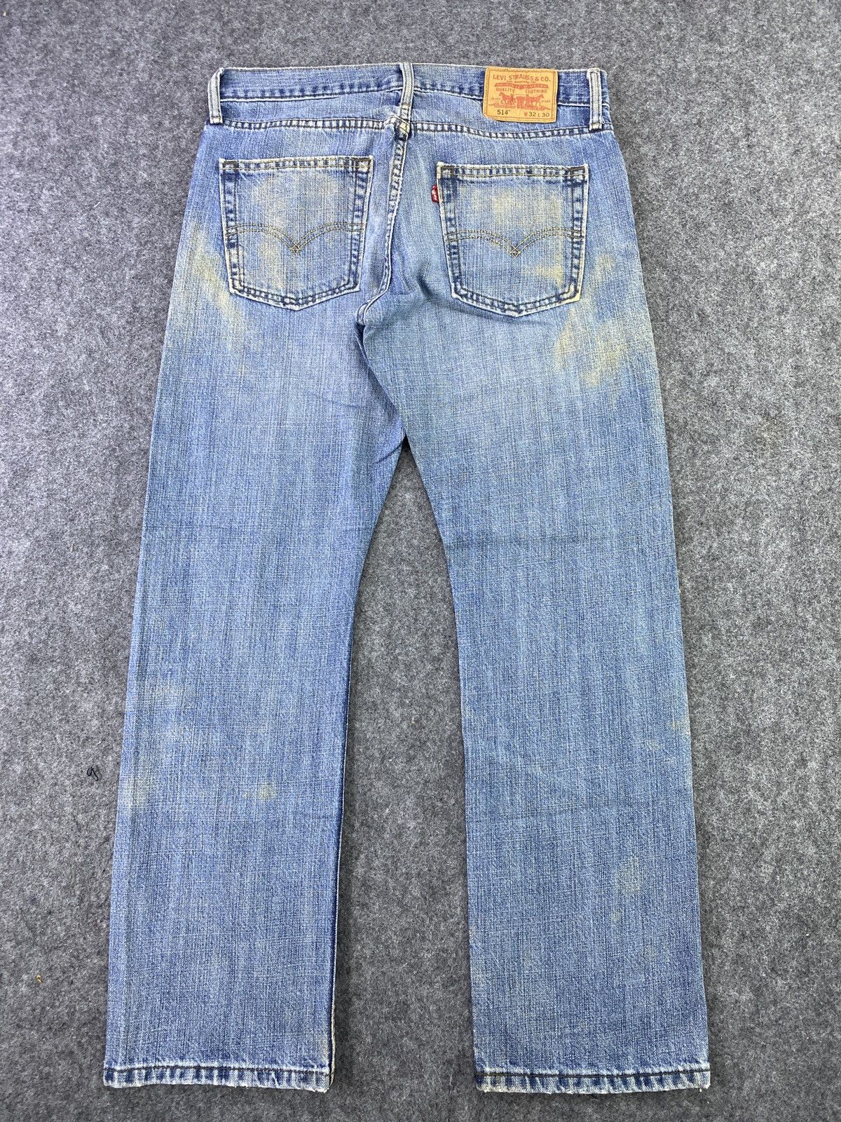 Jean × Levi's × Vintage VINTAGE LEVIS 514 RUSTY BLUE WASH JEANS 32x30- J022 Size US 33 - 3 Thumbnail