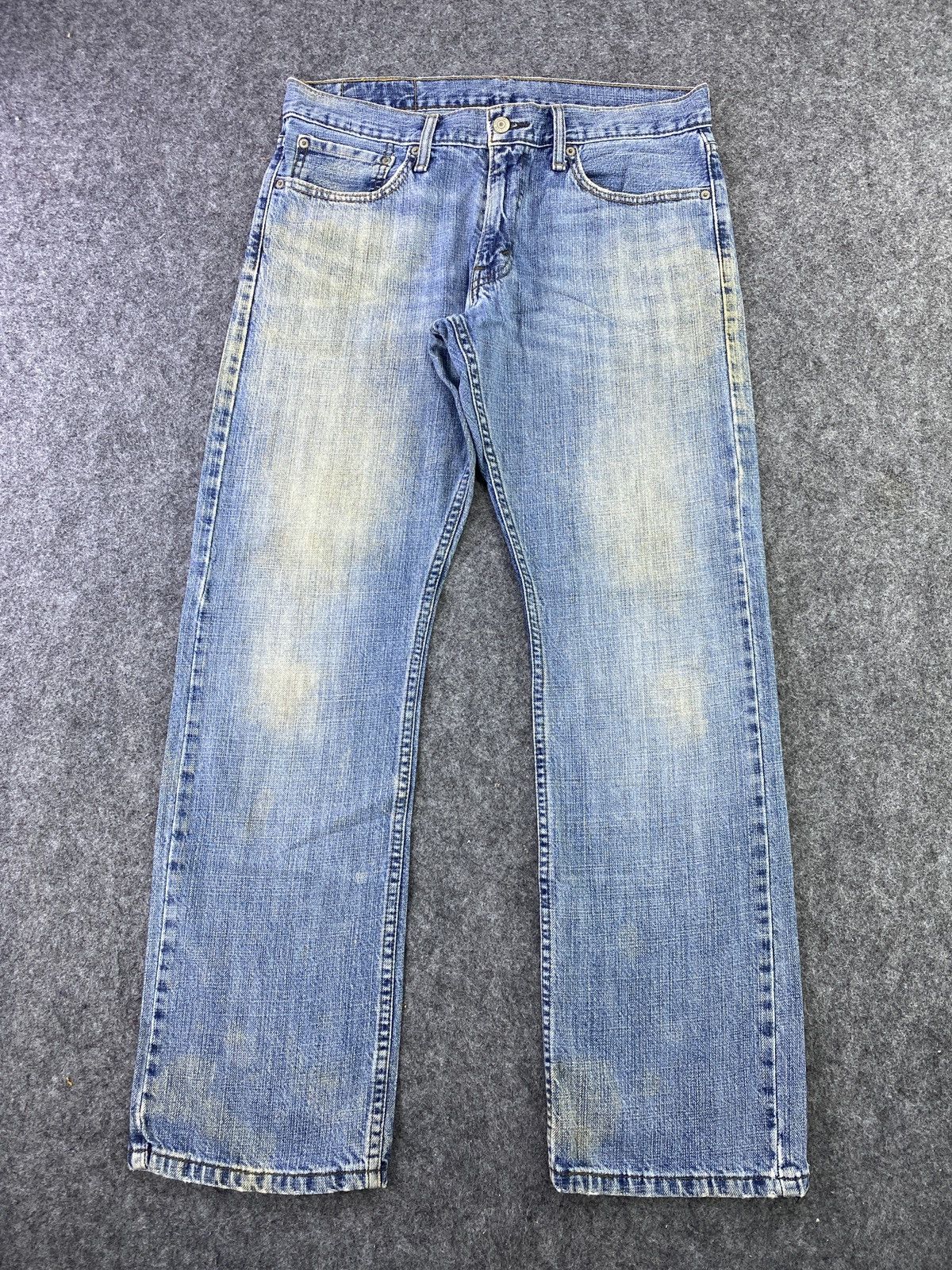Jean × Levi's × Vintage VINTAGE LEVIS 514 RUSTY BLUE WASH JEANS 32x30- J022 Size US 33 - 1 Thumbnail