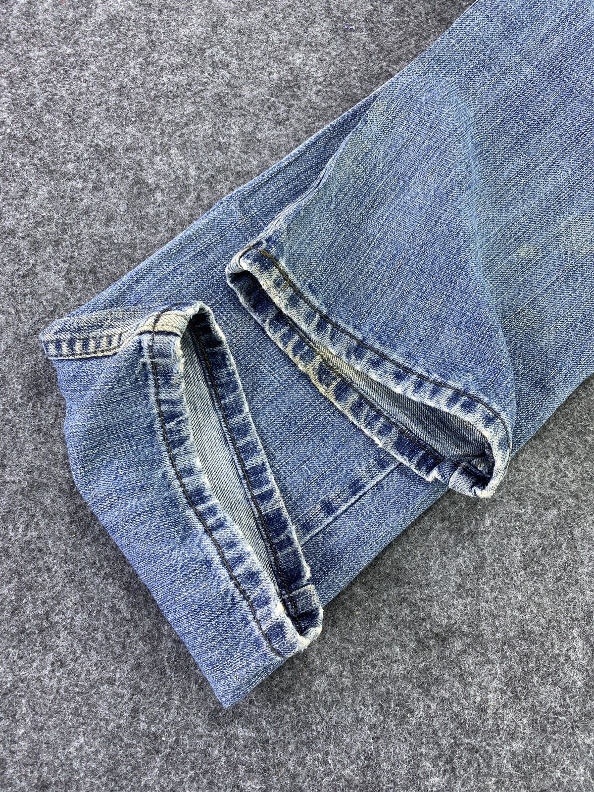 Jean × Levi's × Vintage VINTAGE LEVIS 514 RUSTY BLUE WASH JEANS 32x30- J022 Size US 33 - 9 Thumbnail