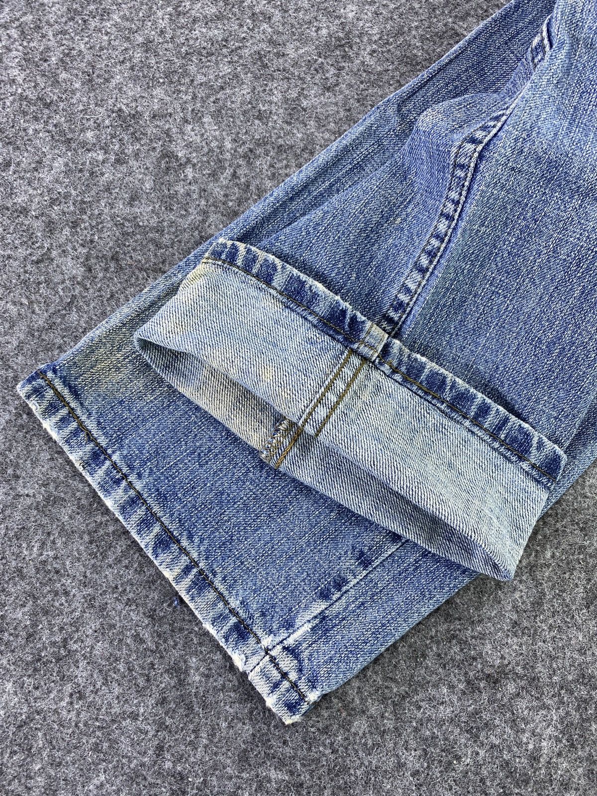 Jean × Levi's × Vintage VINTAGE LEVIS 514 RUSTY BLUE WASH JEANS 32x30- J022 Size US 33 - 8 Thumbnail