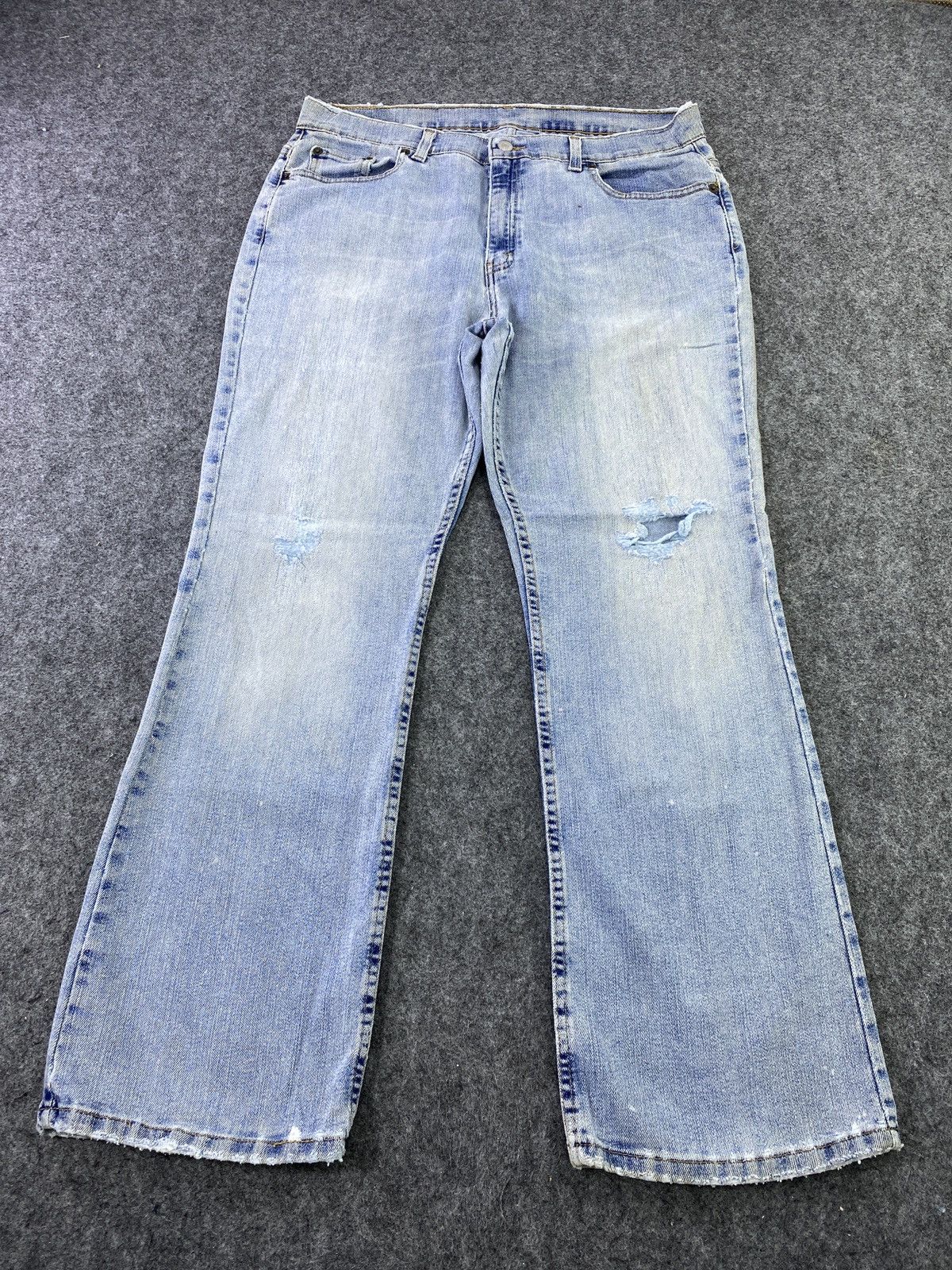 Levi's × Vintage VINTAGE LEVI'S 515 BLUE WASH JEANS - J029 Size 34" / US 12 / IT 48 - 2 Thumbnail