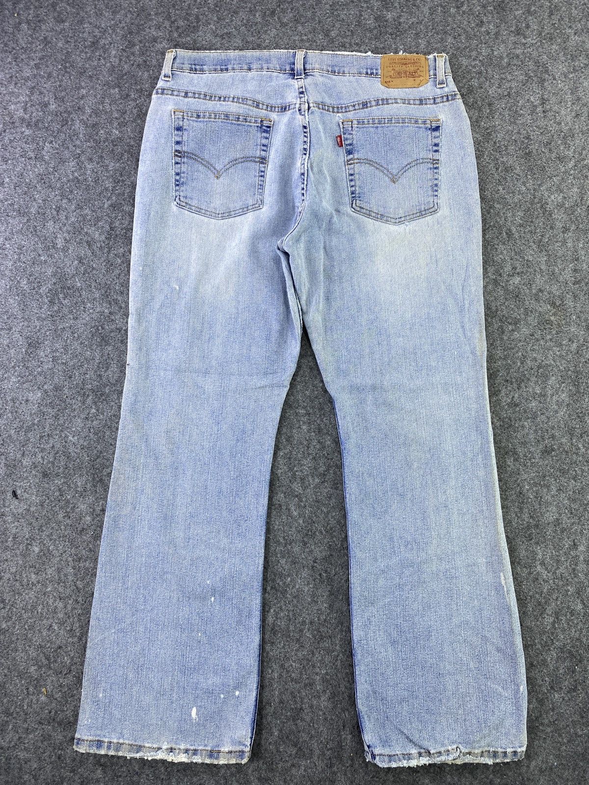 Levi's × Vintage VINTAGE LEVI'S 515 BLUE WASH JEANS - J029 Size 34" / US 12 / IT 48 - 3 Thumbnail