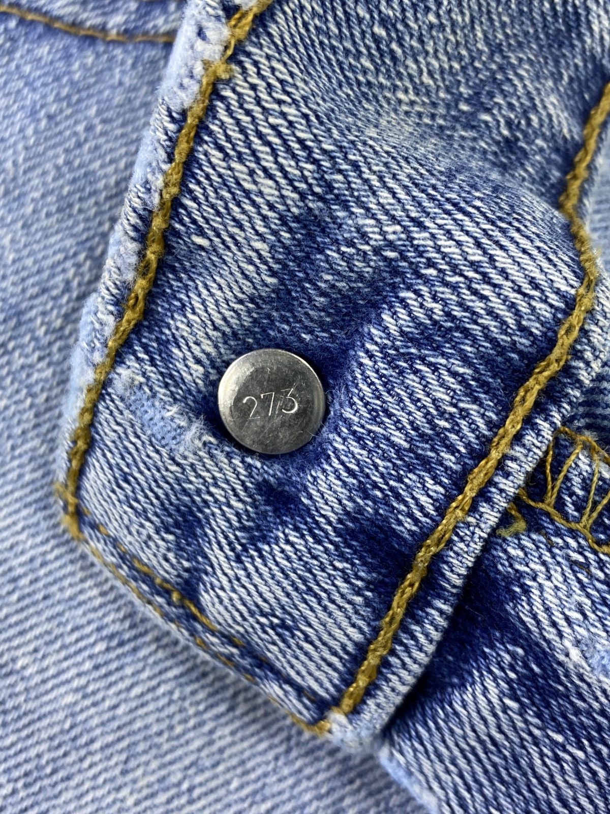 Levi's × Vintage VINTAGE LEVI'S 515 BLUE WASH JEANS - J029 Size 34" / US 12 / IT 48 - 6 Thumbnail