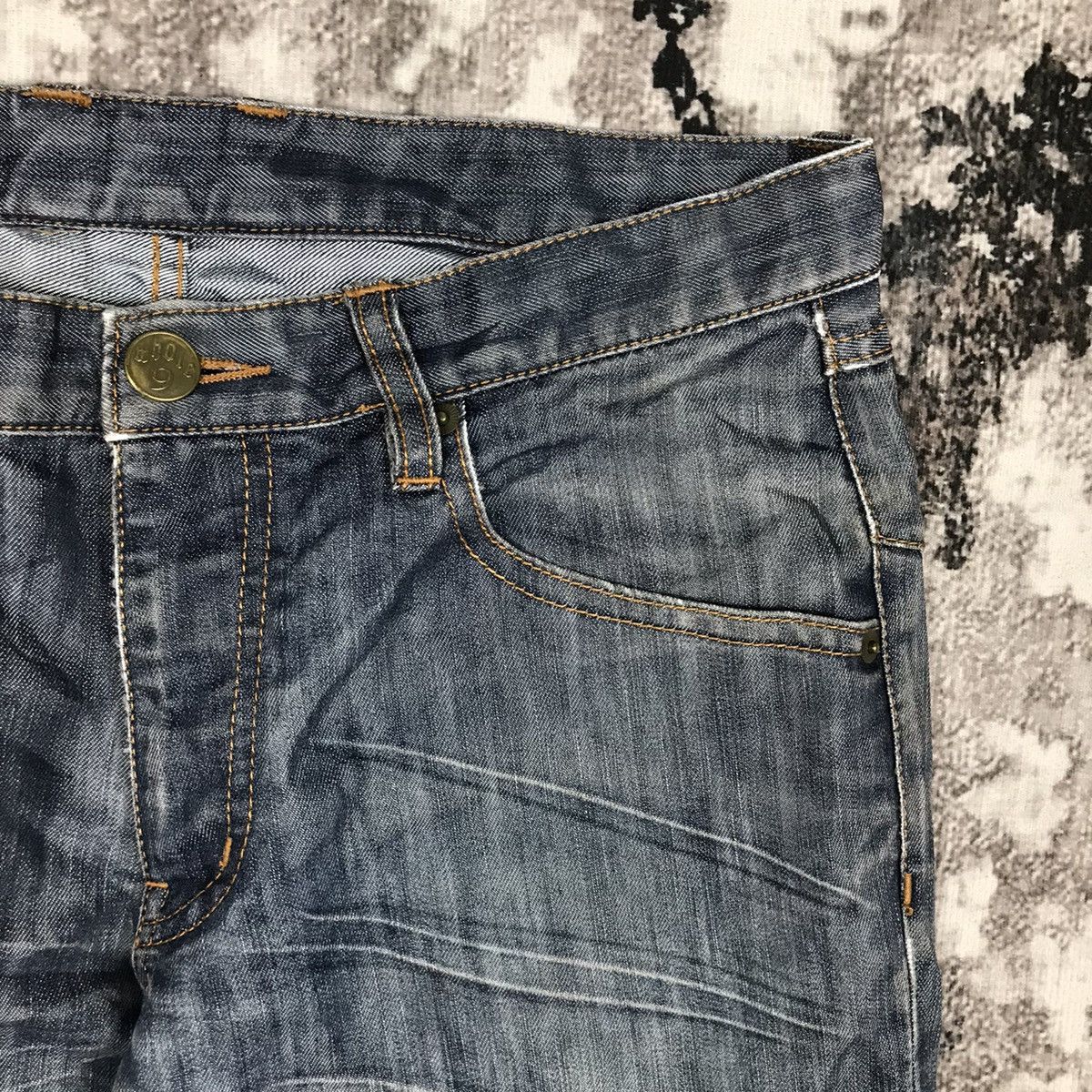 Japanese Brand Vintage Japanese Whole 9 Nice Design Punk Style Denim Jeans Size US 29 - 4 Thumbnail
