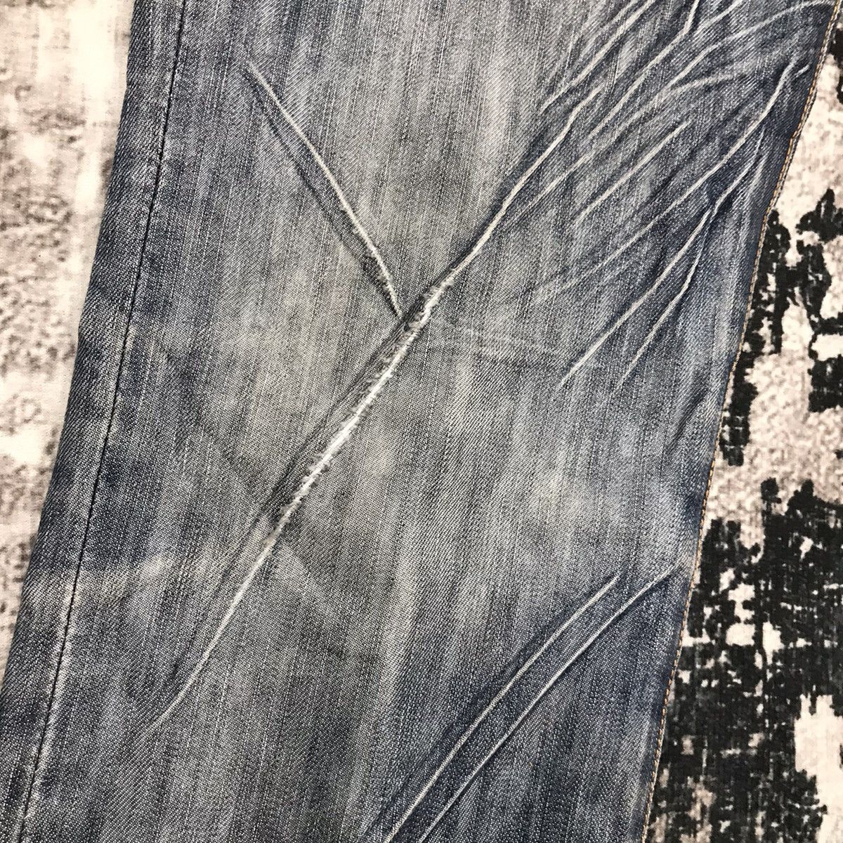 Japanese Brand Vintage Japanese Whole 9 Nice Design Punk Style Denim Jeans Size US 29 - 7 Thumbnail