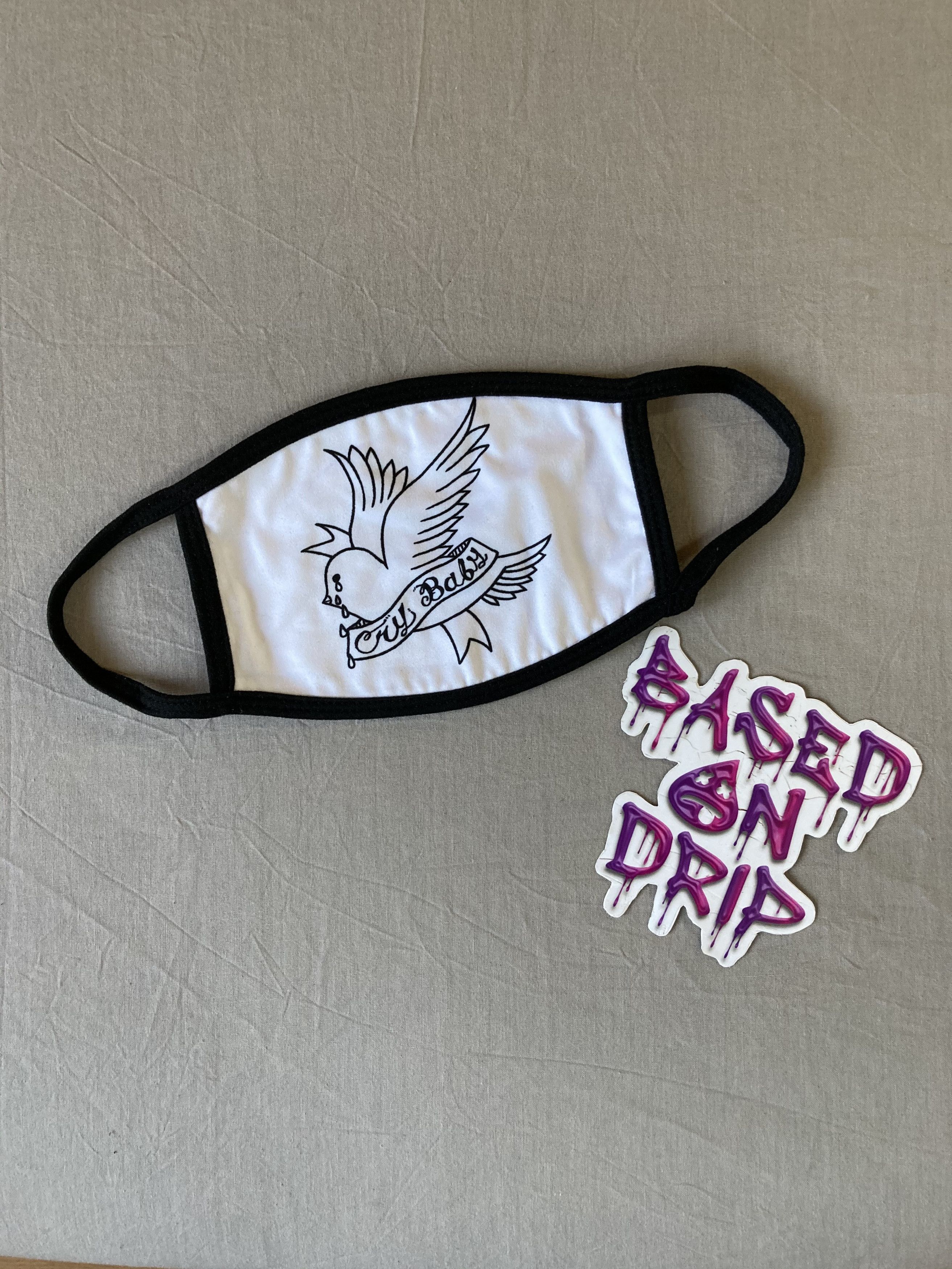 Lil Peep "Crybaby" Facemask Size ONE SIZE - 2 Thumbnail