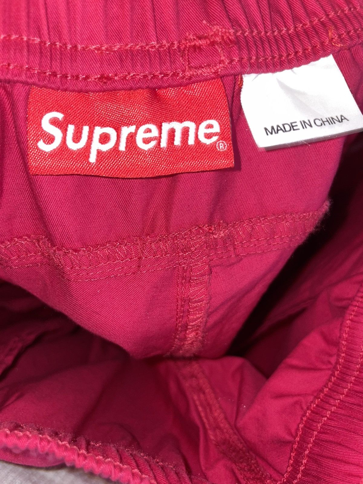 Supreme Red Supreme Cotton Cinch Pants Size US 36 / EU 52 - 4 Thumbnail