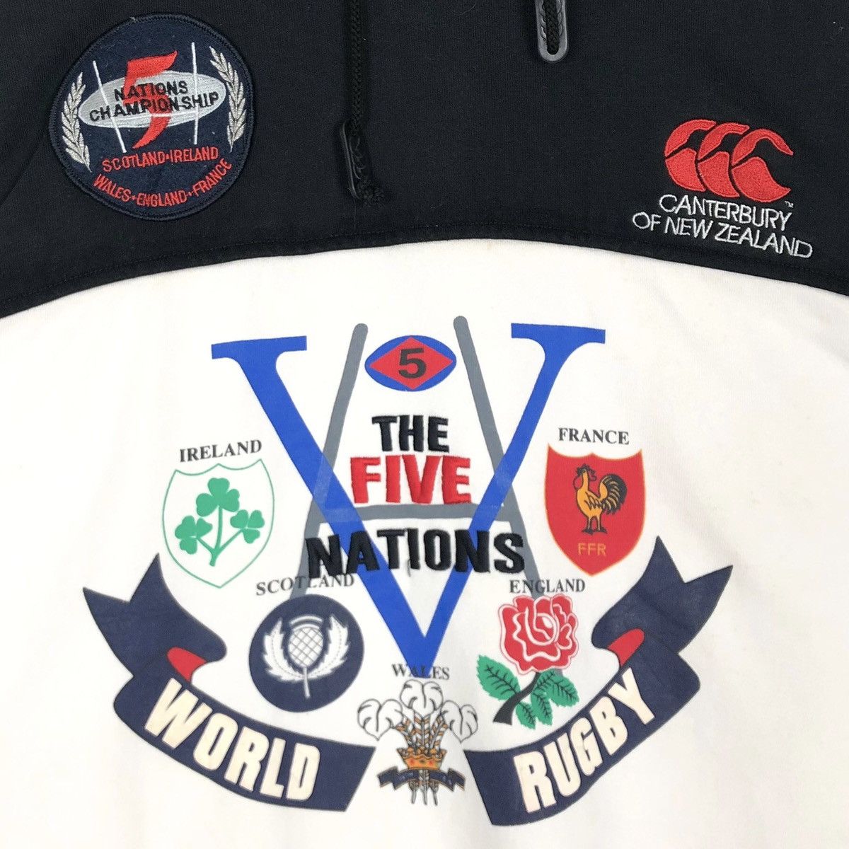 Canterbury of New Zealand Vintage Canterbury Of New Zealand Rugby Hoodie Sweater Size US L / EU 52-54 / 3 - 5 Thumbnail
