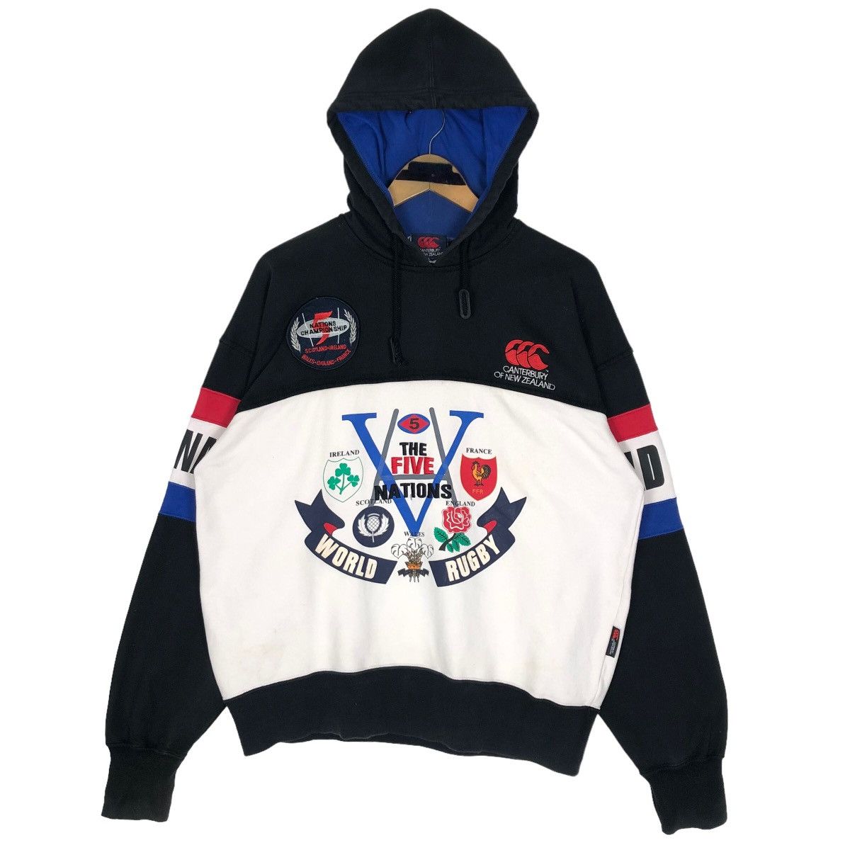 Canterbury of New Zealand Vintage Canterbury Of New Zealand Rugby Hoodie Sweater Size US L / EU 52-54 / 3 - 1 Thumbnail