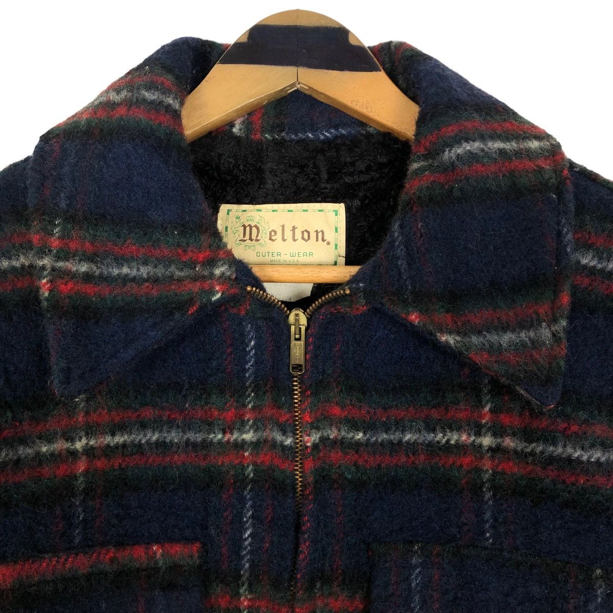 Vintage Vintage 90s Melton Outer Wear Wool Flannel Jacket Size US M / EU 48-50 / 2 - 6 Thumbnail