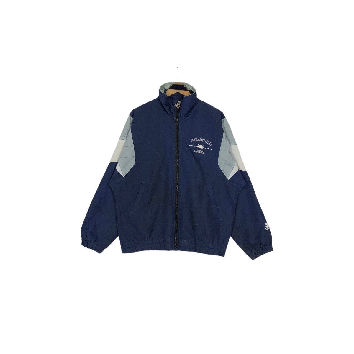 Starter Vintage 90s Marine All-Weather Fighter Nylon Jacket Starter Size US L / EU 52-54 / 3 - 3 Thumbnail