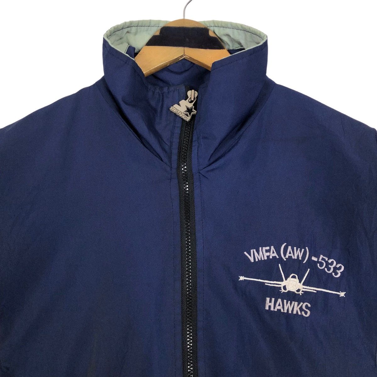 Starter Vintage 90s Marine All-Weather Fighter Nylon Jacket Starter Size US L / EU 52-54 / 3 - 6 Thumbnail