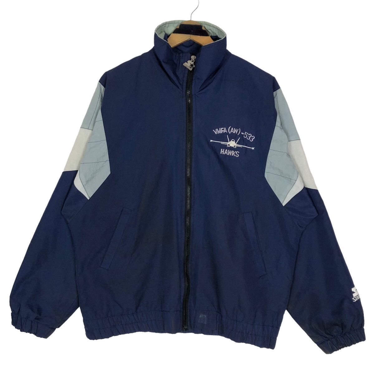 Starter Vintage 90s Marine All-Weather Fighter Nylon Jacket Starter Size US L / EU 52-54 / 3 - 2 Thumbnail
