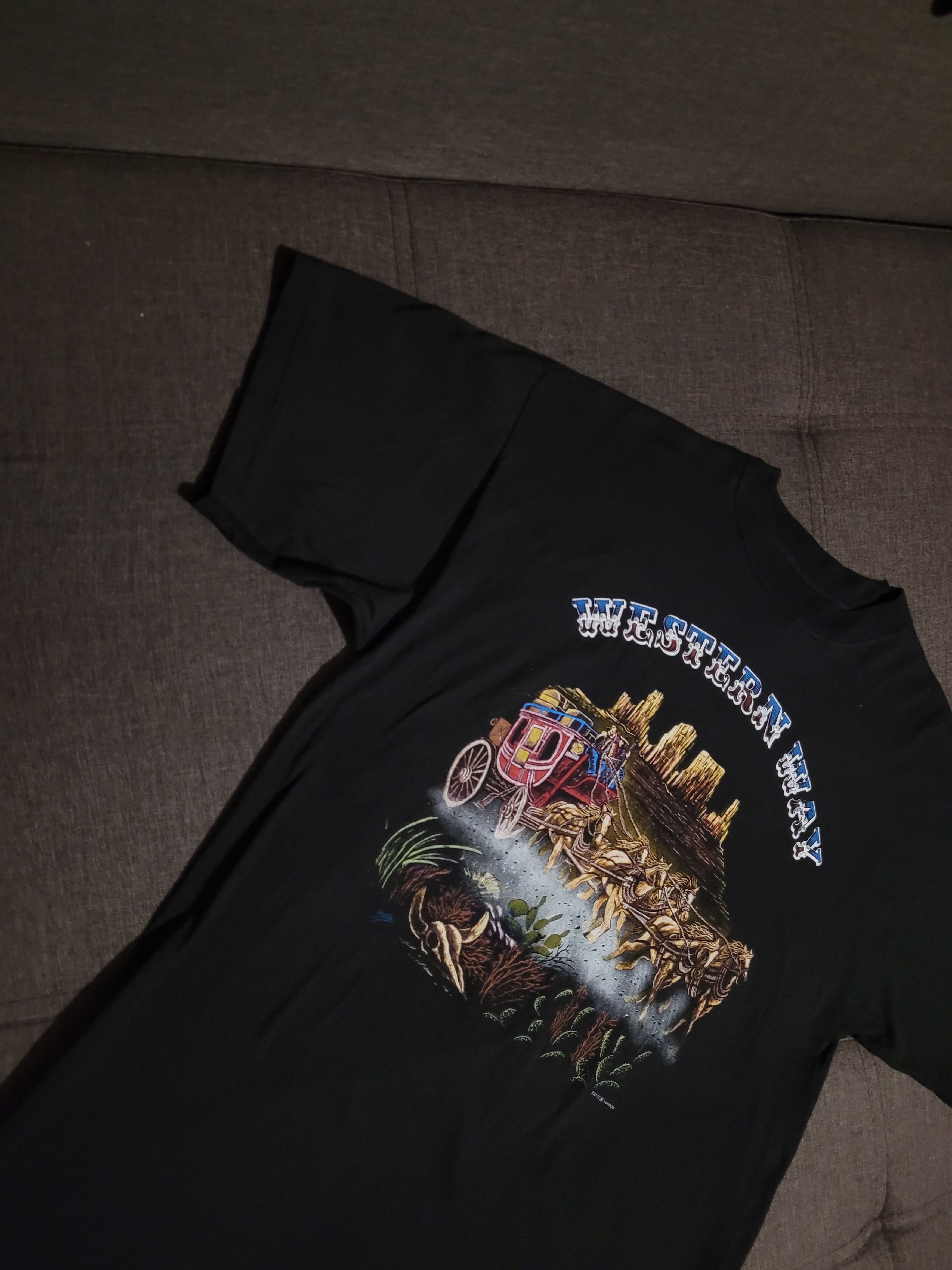 Vintage Vintge tee Western way zip it t shirt Size US L / EU 52-54 / 3 - 4 Thumbnail