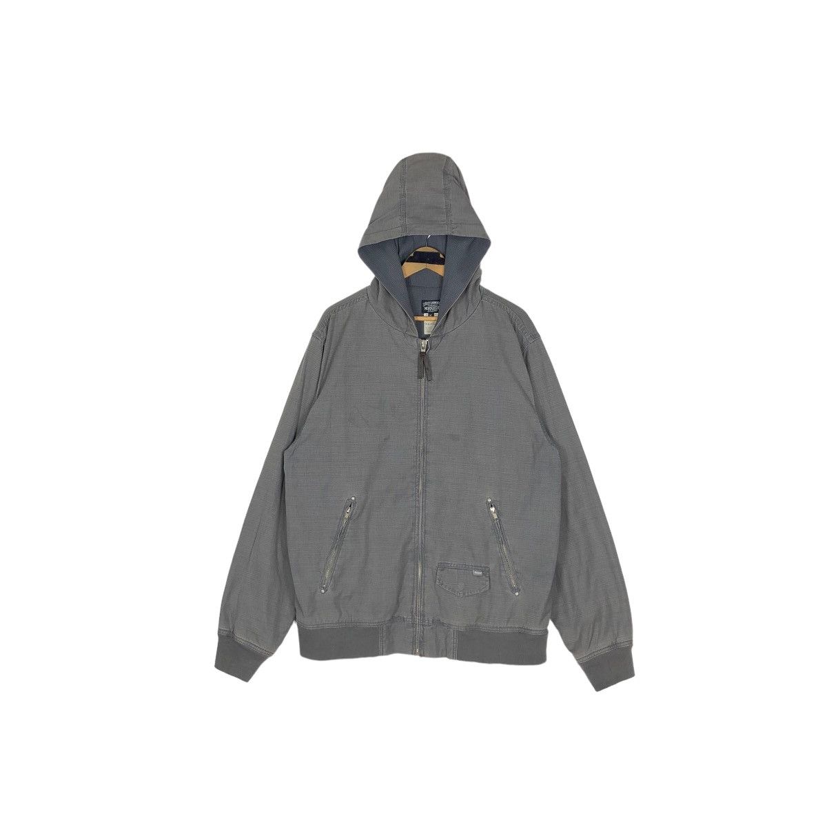 Stussy Vintage Stussy Garment Workgear Worker Light Jacket Hoodie Size US XL / EU 56 / 4 - 2 Thumbnail