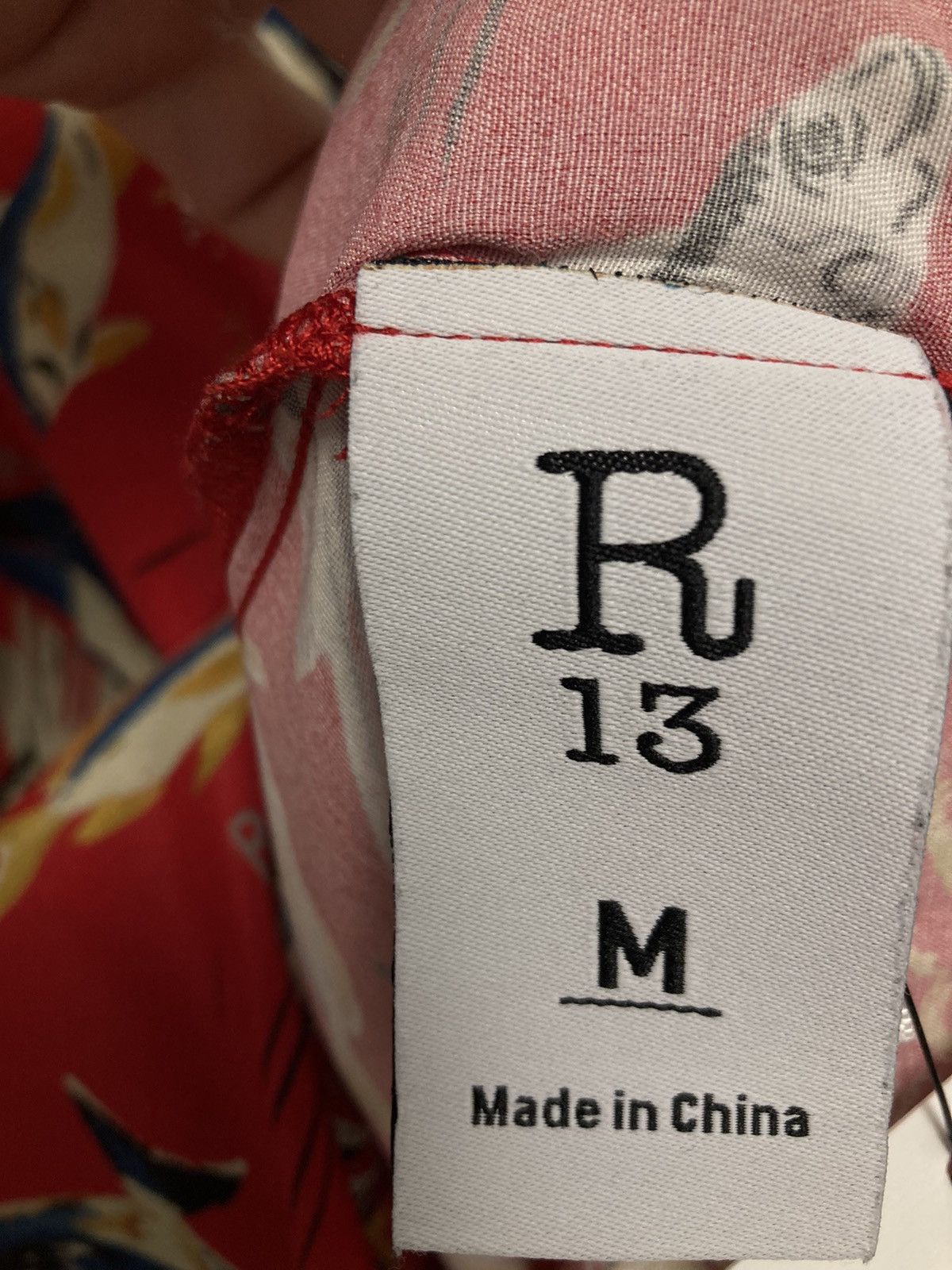 R13 Hawaiian shirt. Medium Size US M / EU 48-50 / 2 - 4 Thumbnail