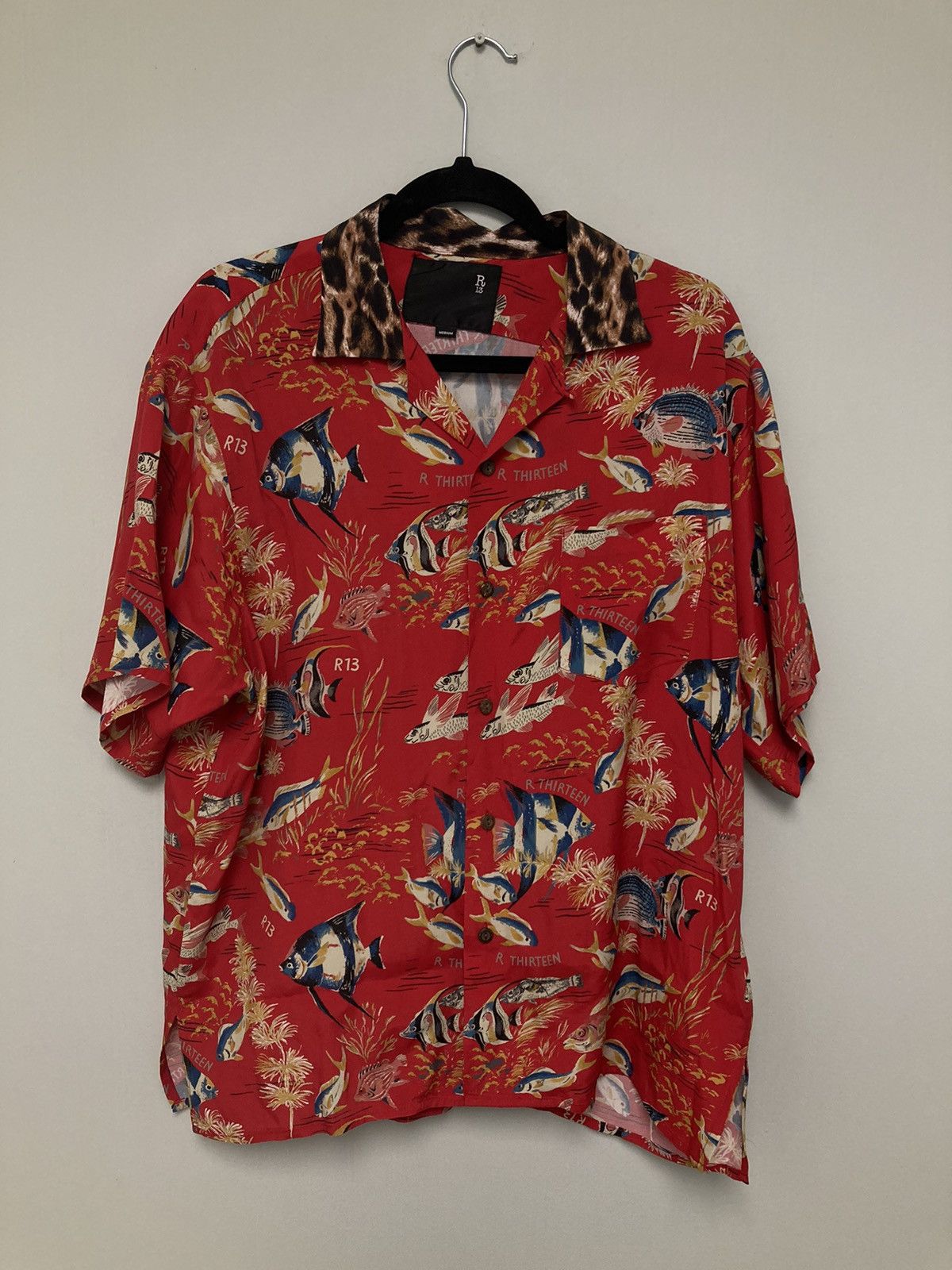 R13 Hawaiian shirt. Medium Size US M / EU 48-50 / 2 - 1 Thumbnail