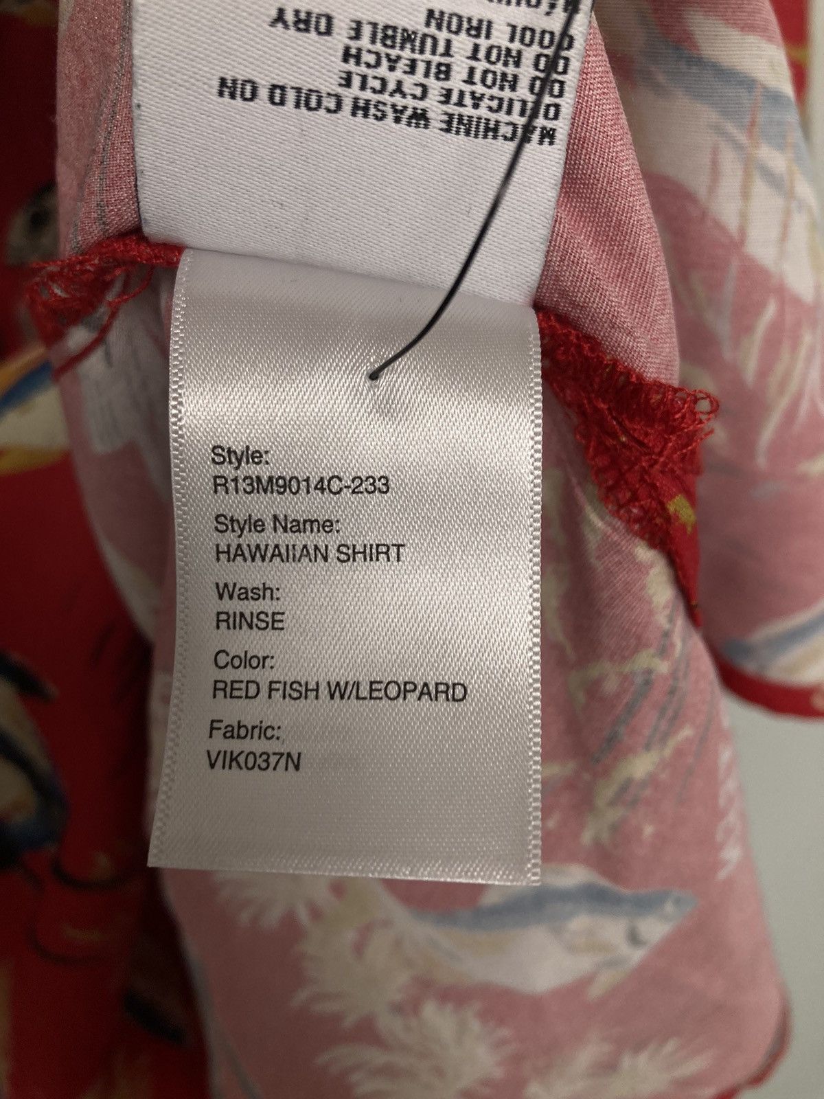 R13 Hawaiian shirt. Medium Size US M / EU 48-50 / 2 - 5 Thumbnail