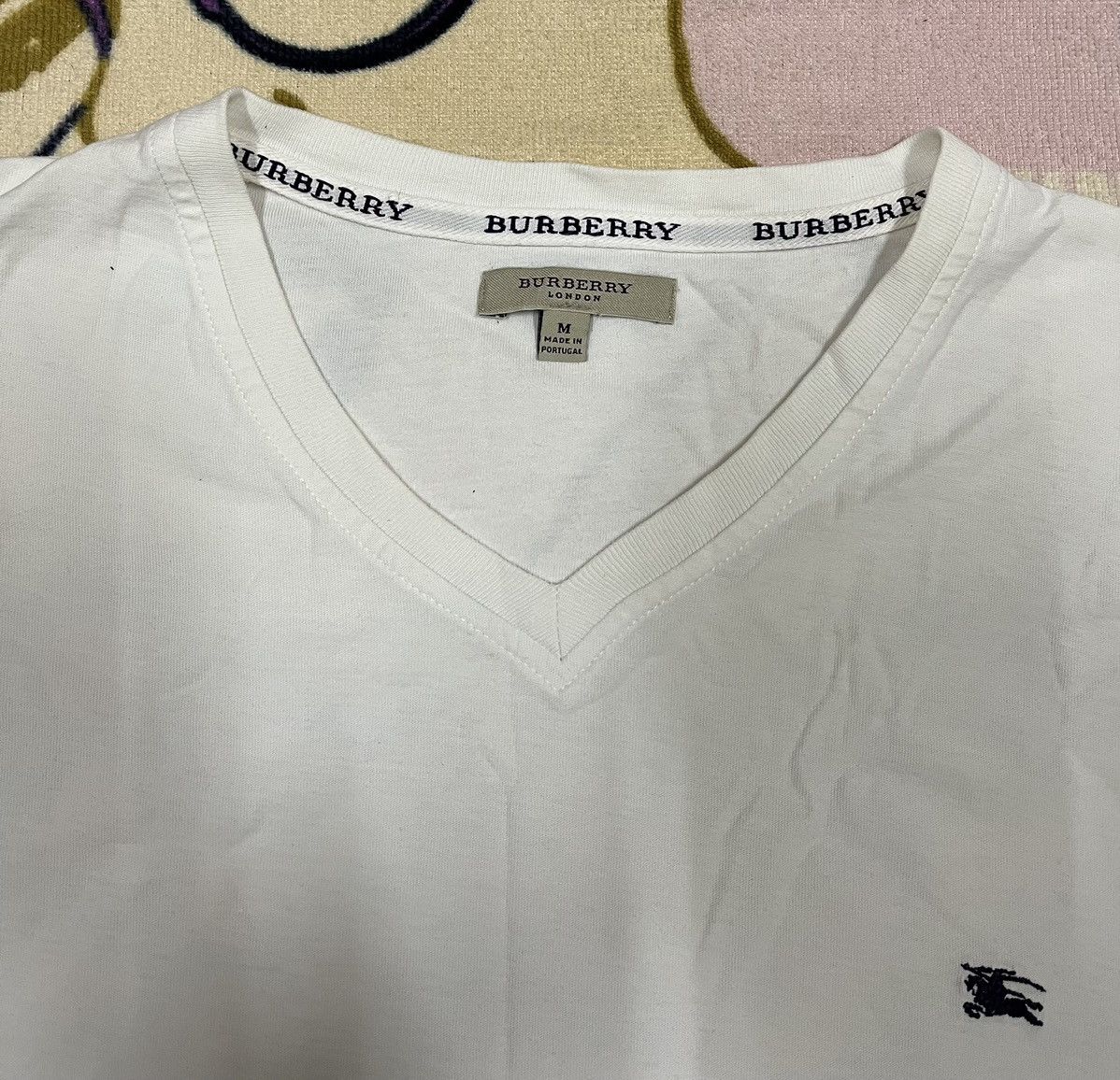 Burberry × Designer BURBERRY London Made in Portugal Shirt x Rare Design Size US M / EU 48-50 / 2 - 7 Thumbnail