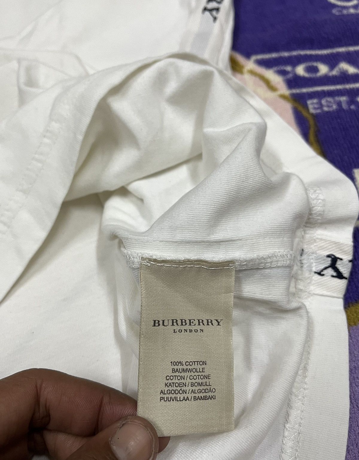 Burberry × Designer BURBERRY London Made in Portugal Shirt x Rare Design Size US M / EU 48-50 / 2 - 9 Thumbnail