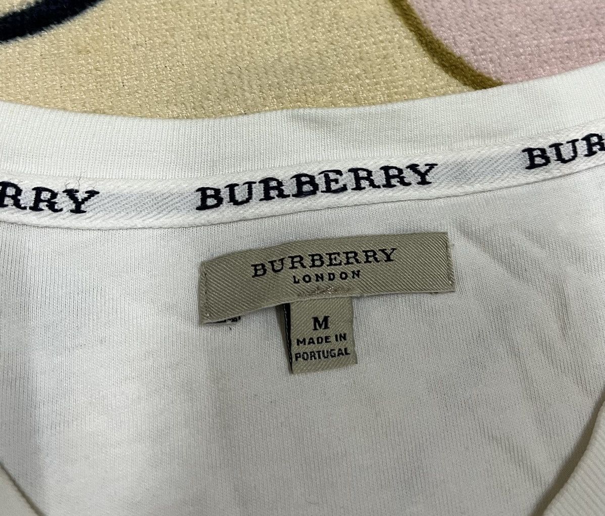 Burberry × Designer BURBERRY London Made in Portugal Shirt x Rare Design Size US M / EU 48-50 / 2 - 8 Thumbnail