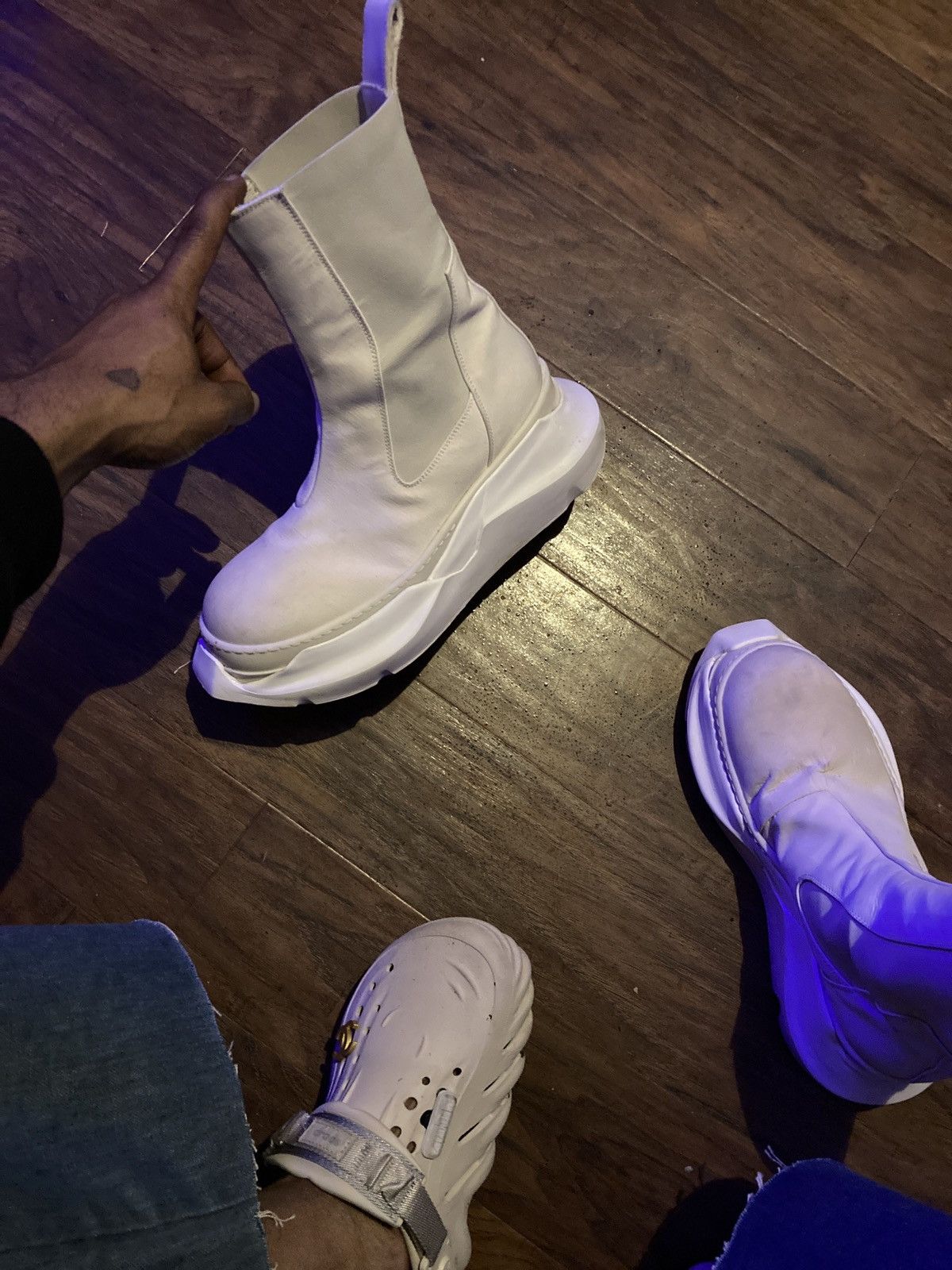 Rick Owens Rick Owen Abstract beetle boot | Grailed